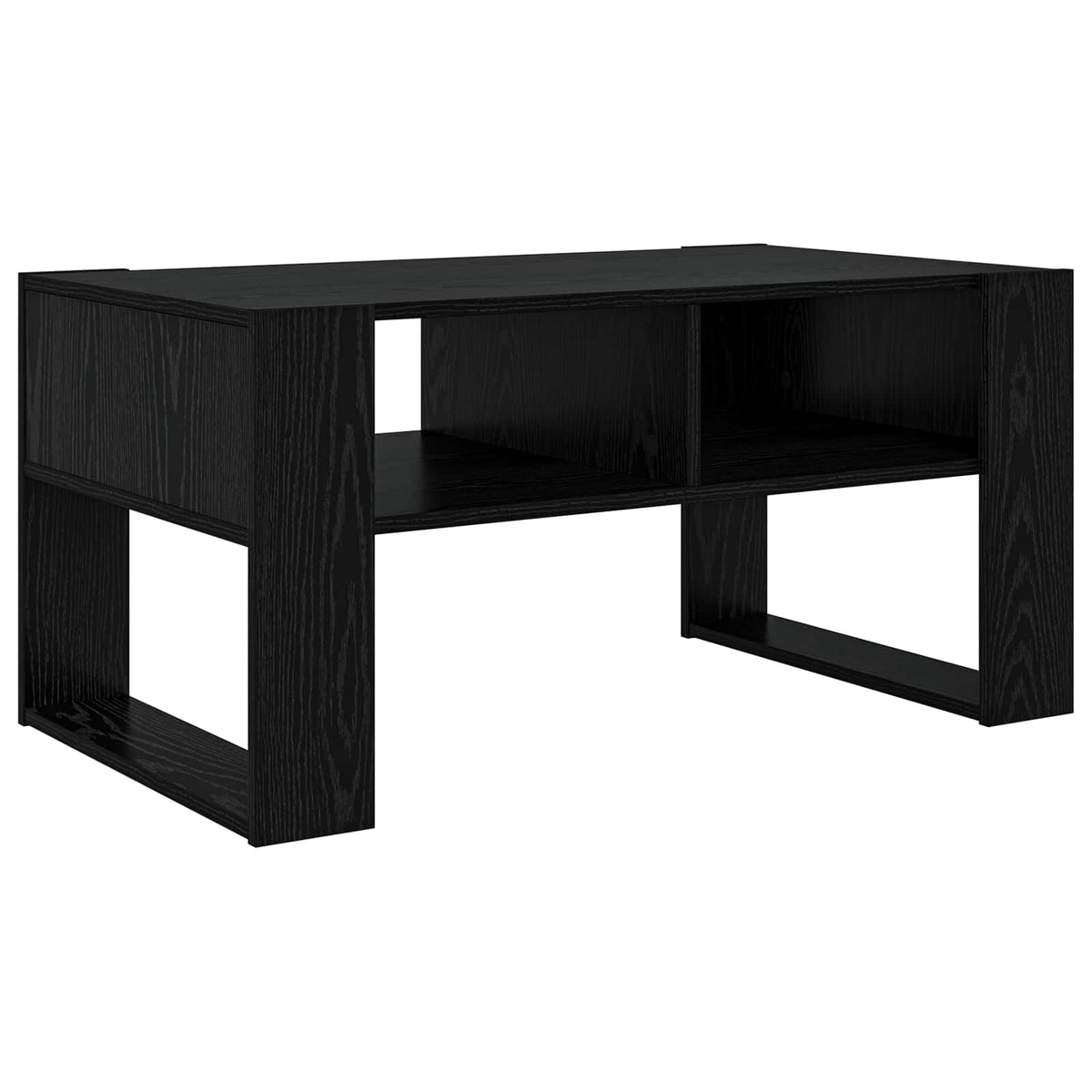 Kavos staliukas Juodas ąžuolas 92 x 53 x 45 cm Apdirbta mediena