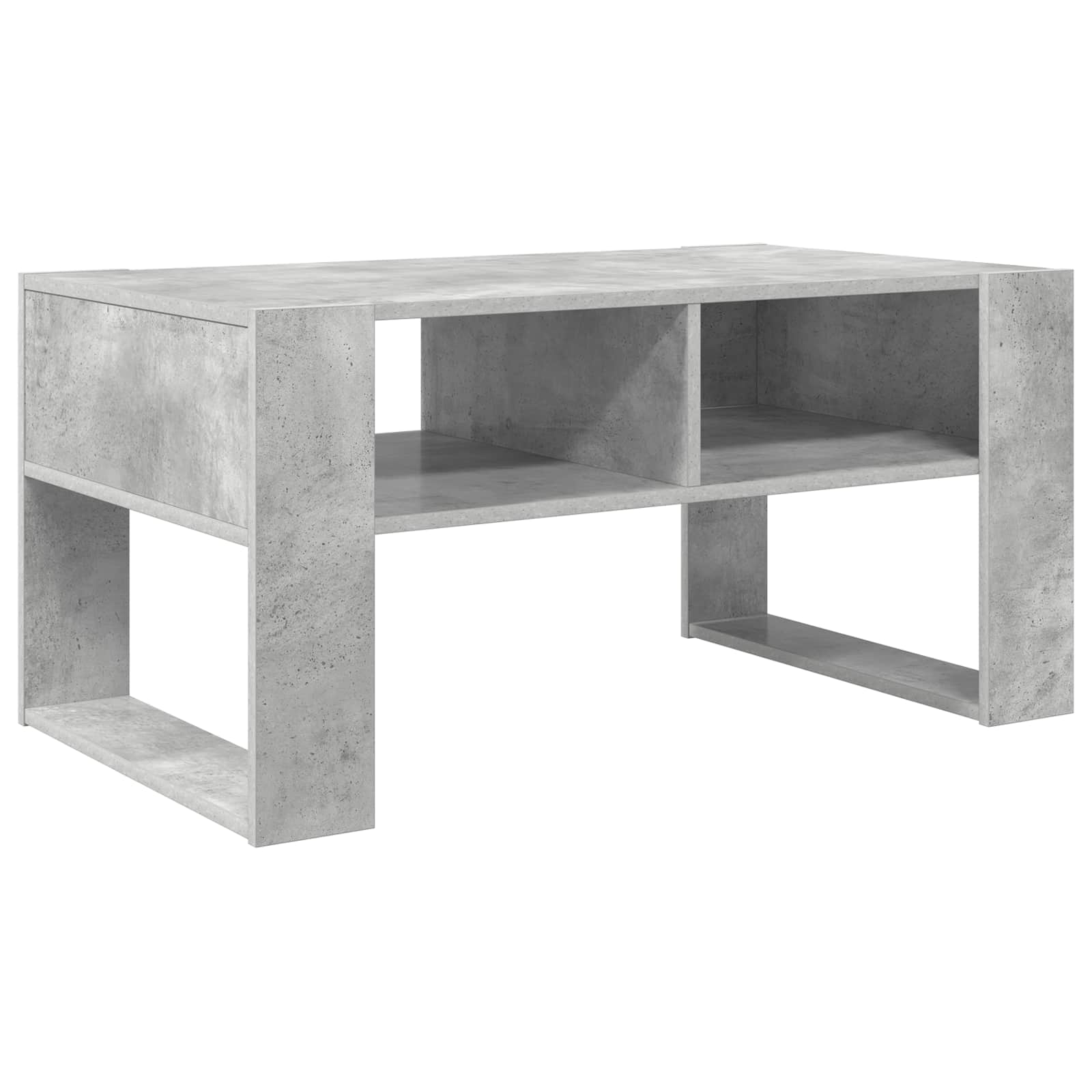 Kafijas galdiņš Betona pelēks 92 x 53 x 45 cm Apstrādāta koksne