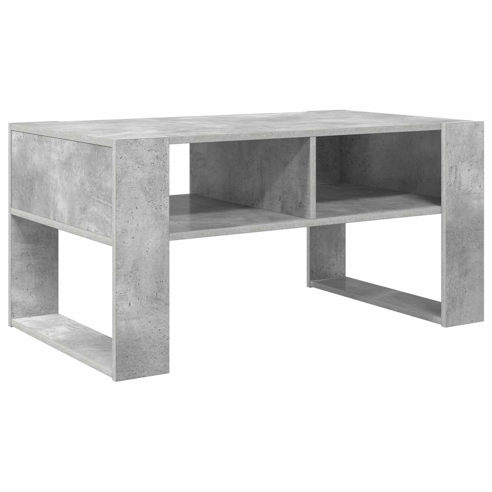 Kafijas galdiņš Betona pelēks 92 x 53 x 45 cm Apstrādāta koksne