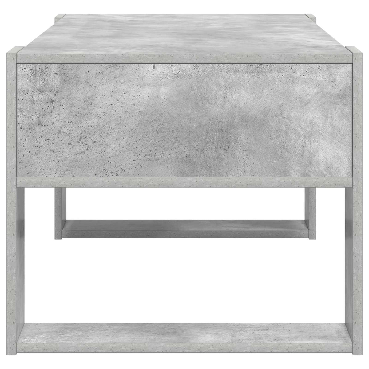 Kavos staliukas Betono pilka 92 x 53 x 45 cm Apdirbta mediena