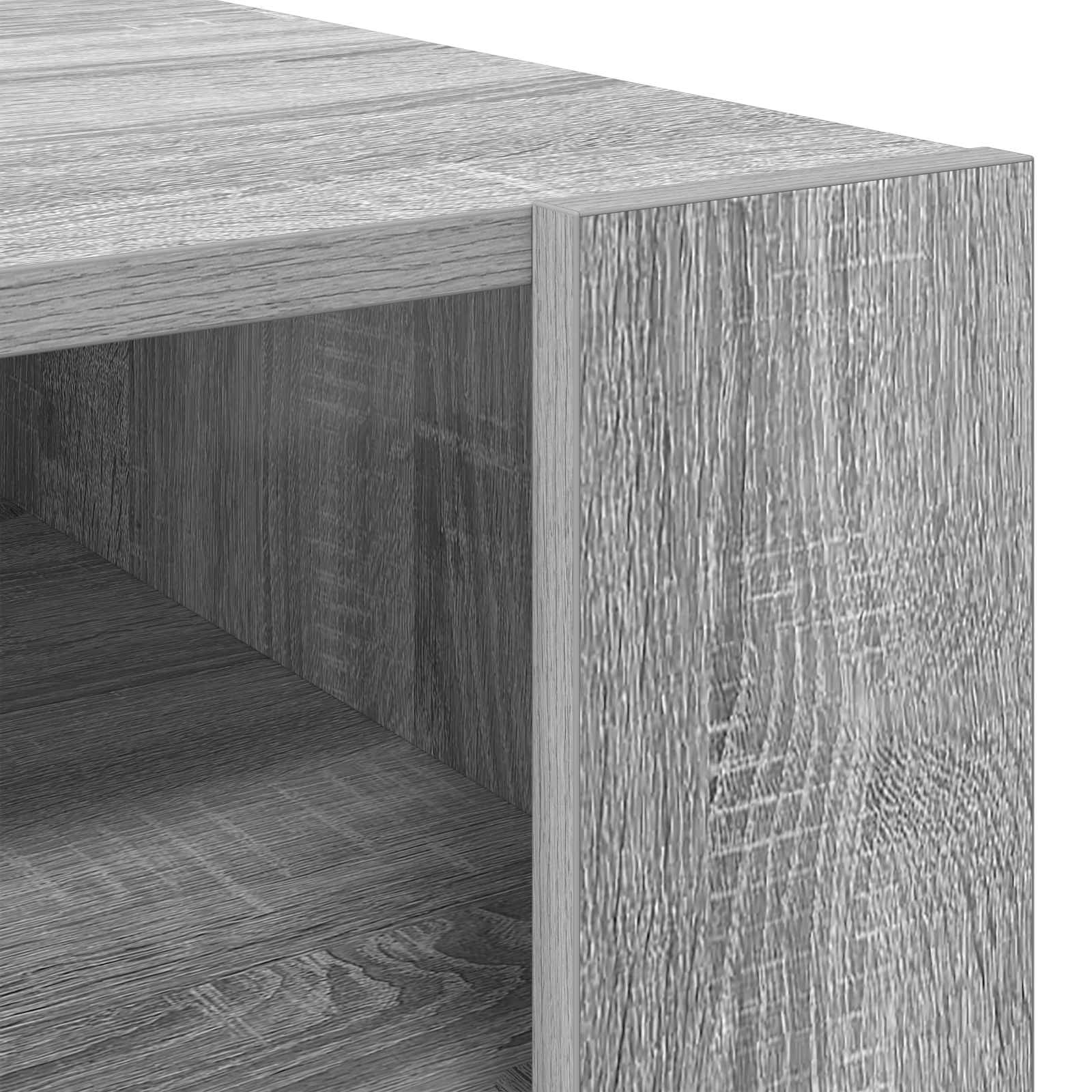 Coffee Table Grey Sonoma 92 x 53 x 45 cm Engineered Wood