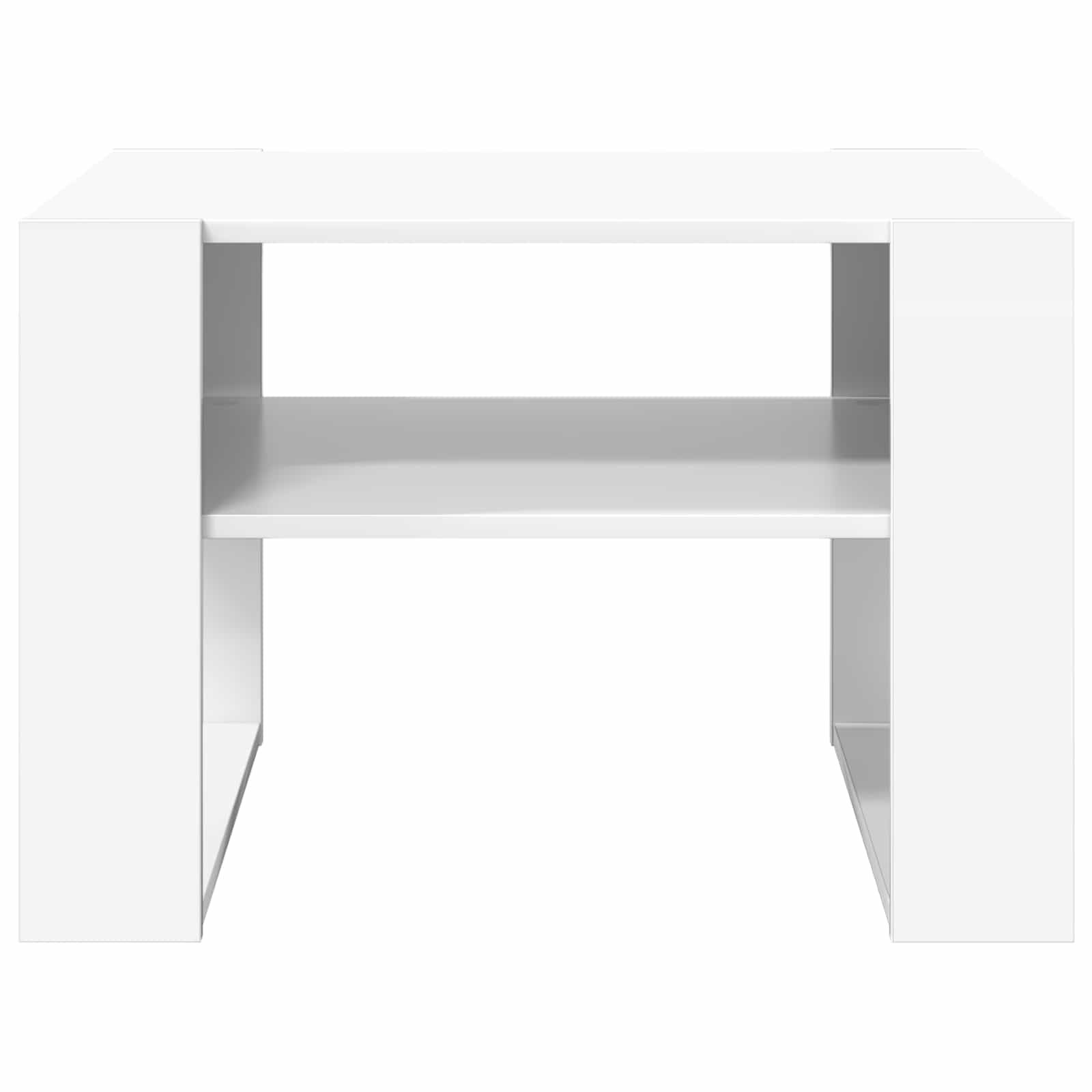 Kavos staliukas Balta 66 x 53 x 45 cm Apdirbta mediena