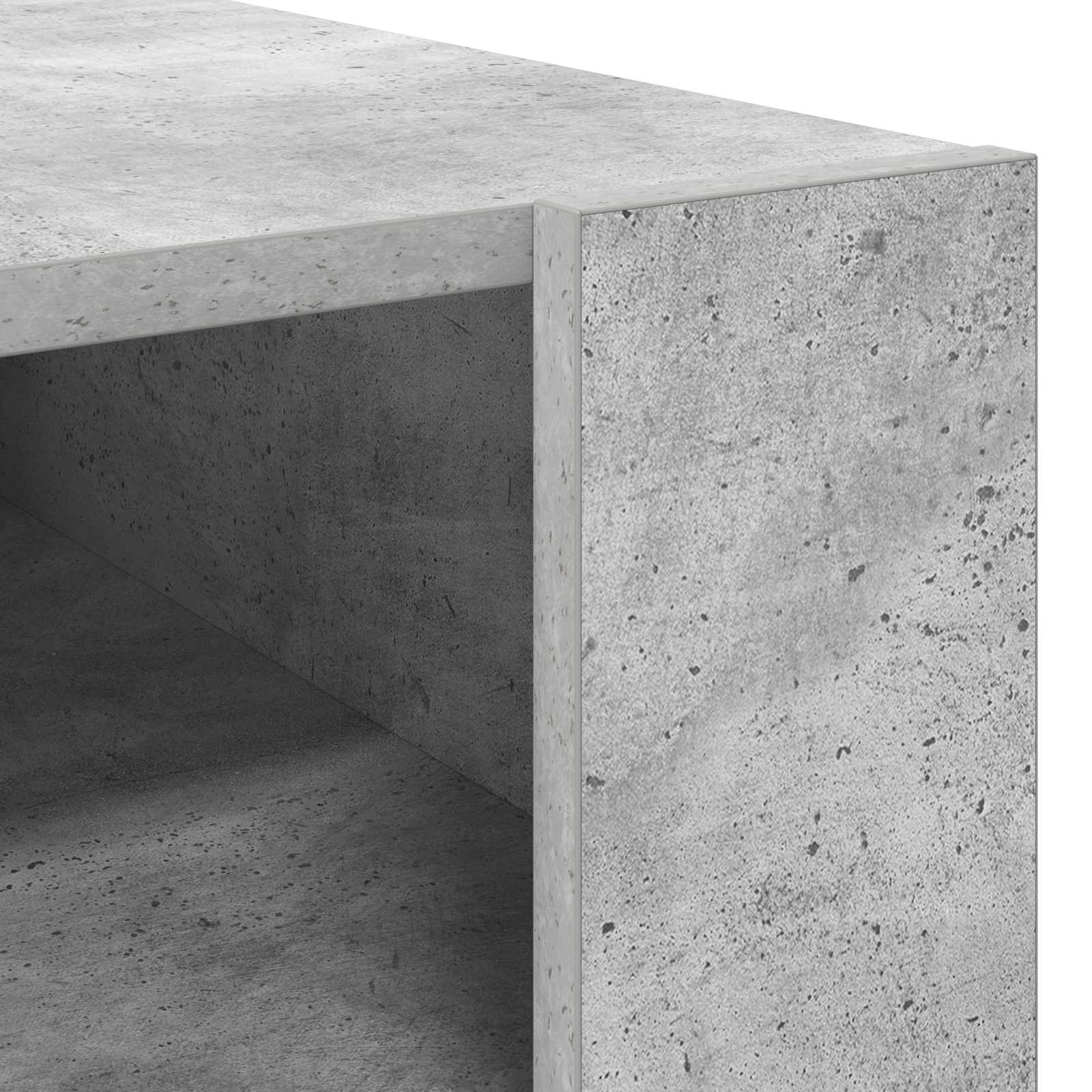 Kafijas galdiņš Betona pelēks 66 x 53 x 45 cm Inženierijas koksne