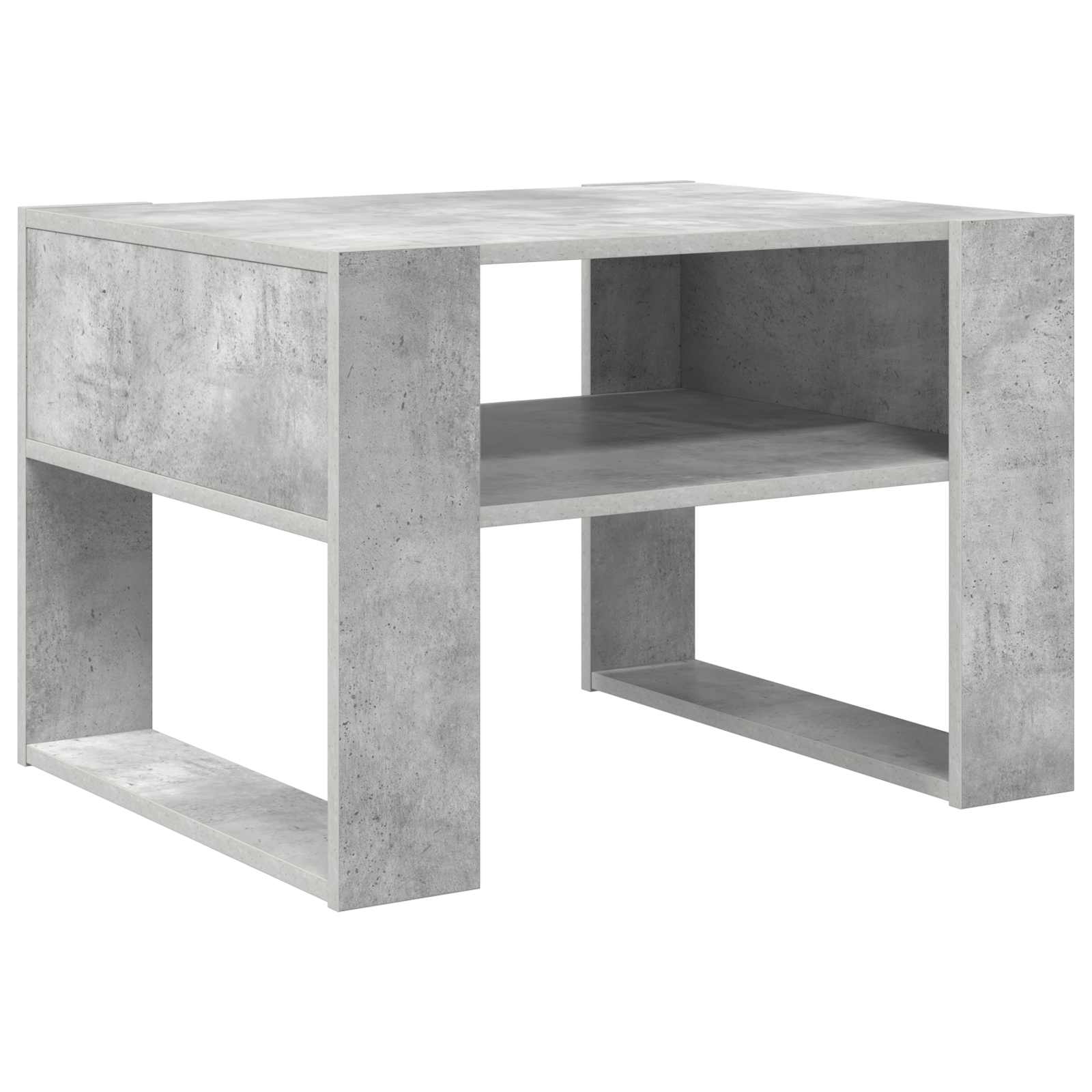 Kafijas galdiņš Betona pelēks 66 x 53 x 45 cm Inženierijas koksne