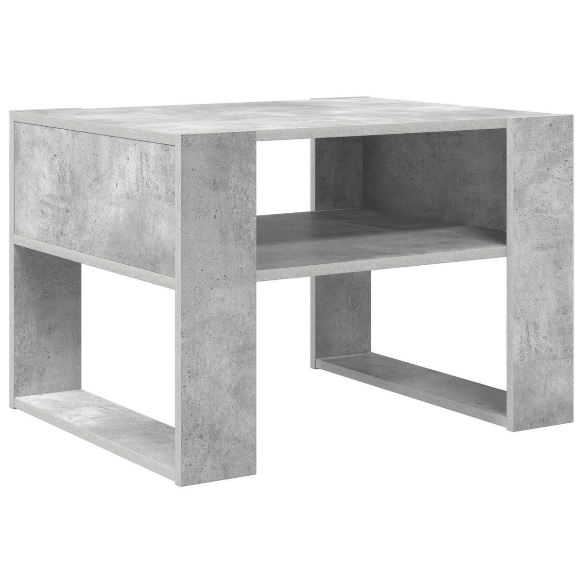 Kavos staliukas Betono pilka 66 x 53 x 45 cm Apdirbta mediena