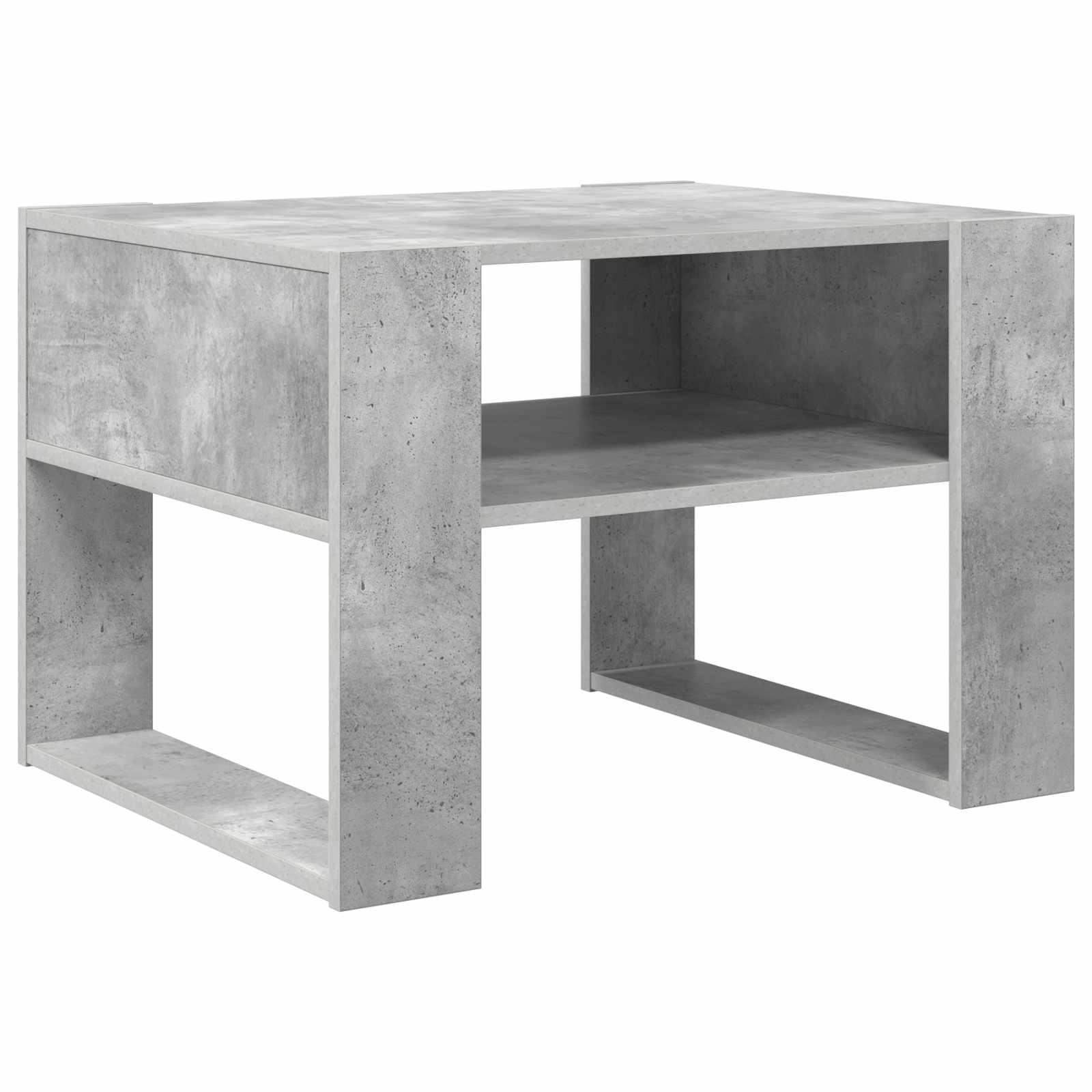 Kafijas galdiņš Betona pelēks 66 x 53 x 45 cm Inženierijas koksne