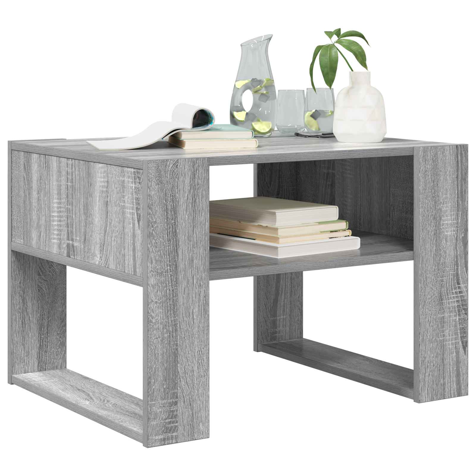 Coffee table Gray Sonoma 66 x 53 x 45 cm Engineered wood
