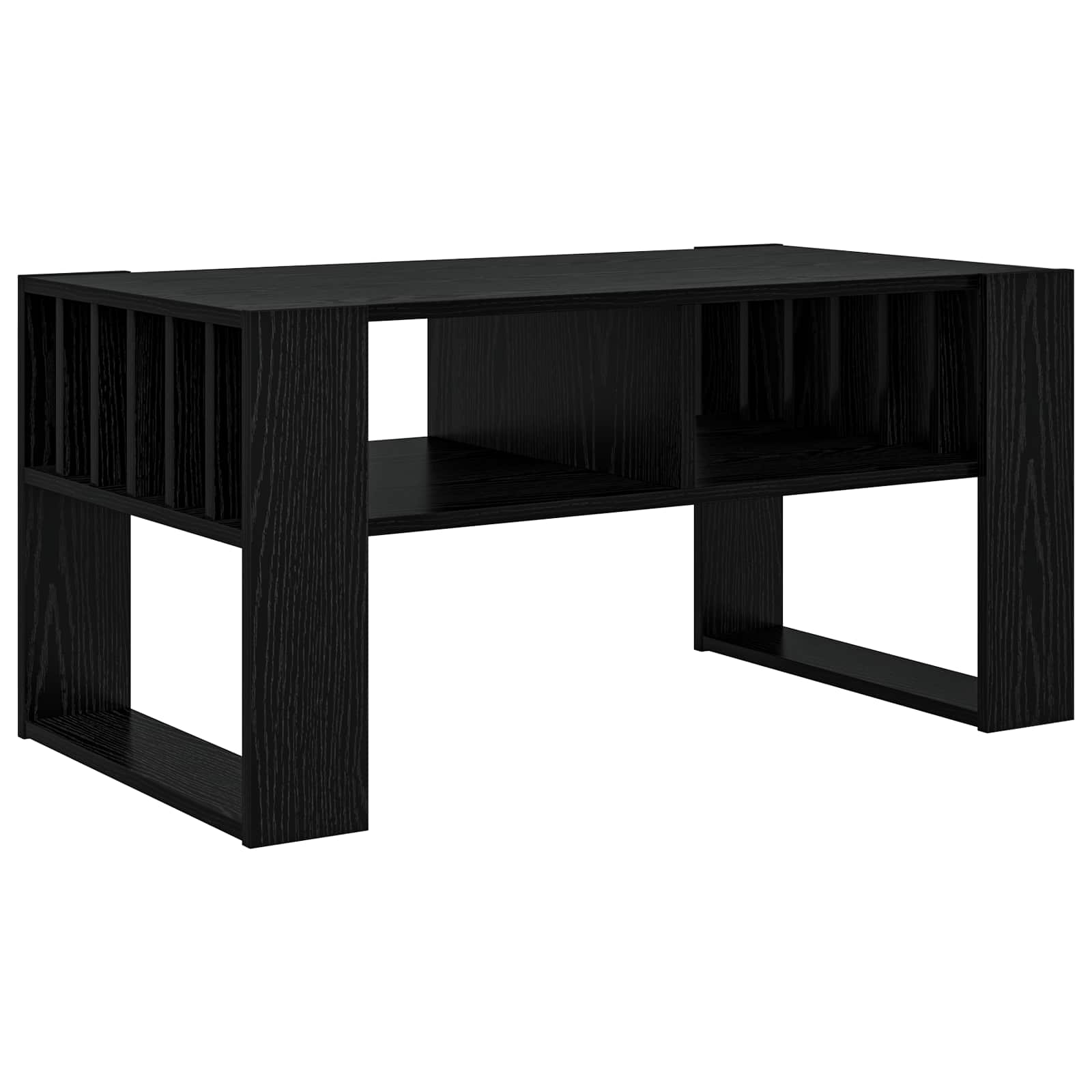 Kavos staliukas Juodas ąžuolas 92 x 49,5 x 45 cm