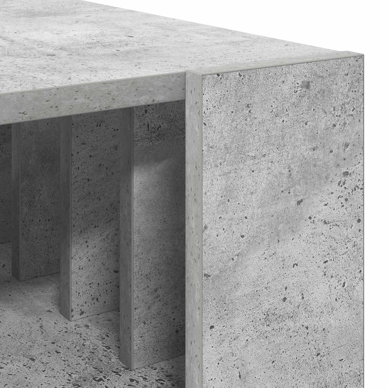 Kafijas galdiņš Betona pelēks 92 x 49,5 x 45 cm Apstrādāta koksne