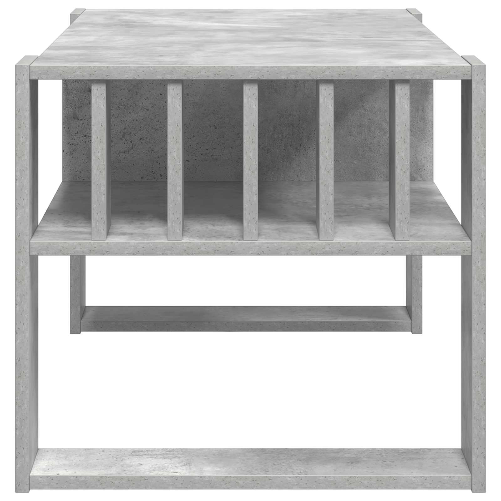Kafijas galdiņš Betona pelēks 92 x 49,5 x 45 cm Apstrādāta koksne