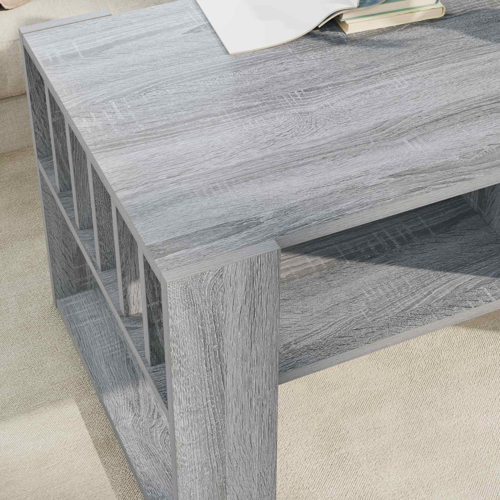 Kavos staliukas Pilkas Sonoma 92 x 49,5 x 45 cm