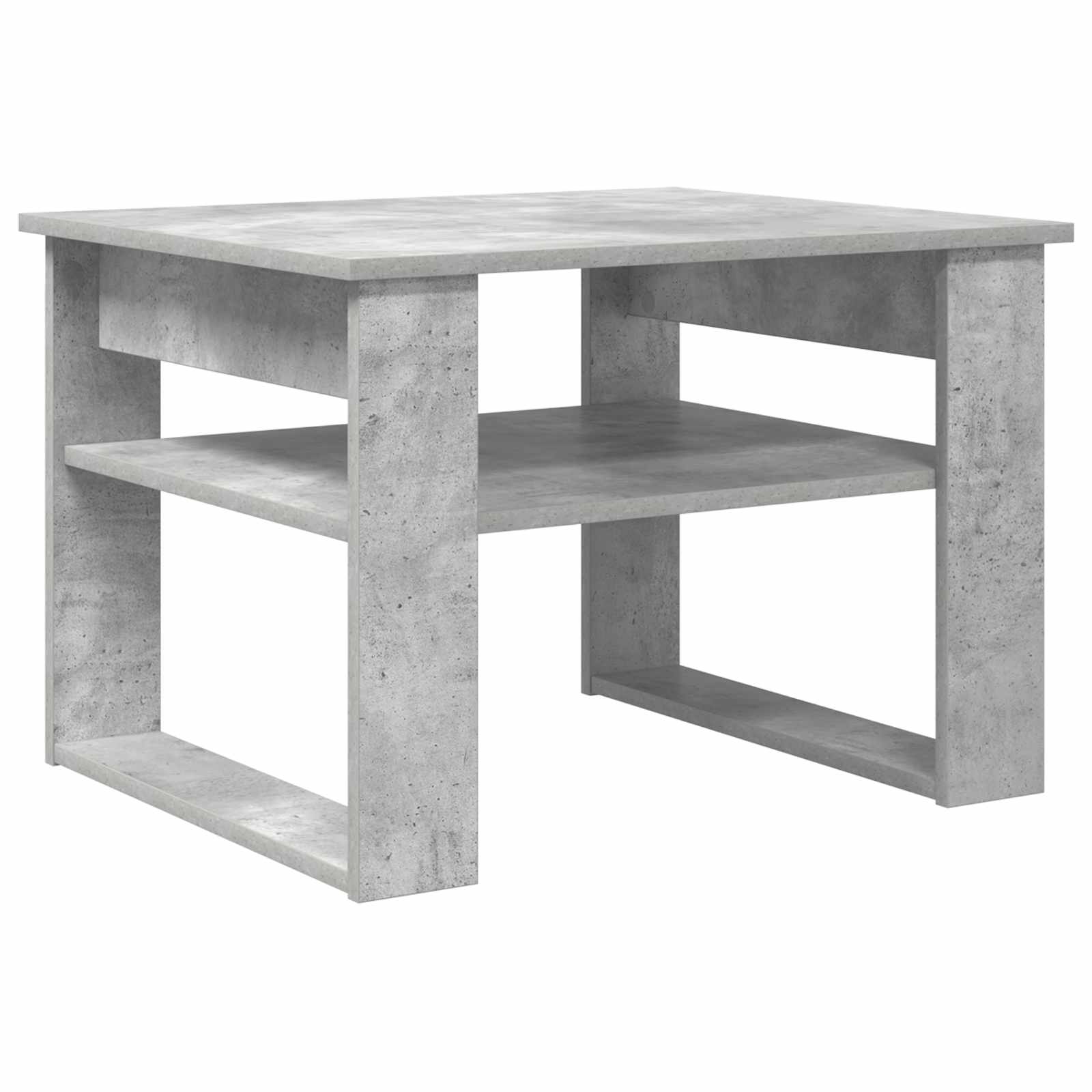 Kavos staliukas Betono pilka 64 x 54 x 44 cm Apdirbta mediena
