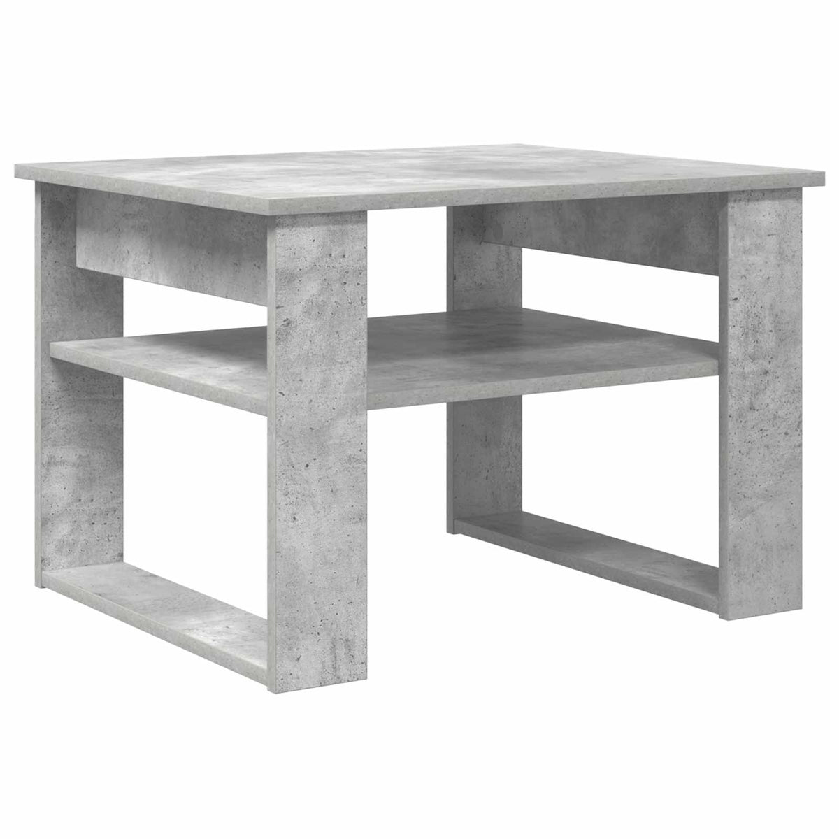 Kavos staliukas Betono pilka 64 x 54 x 44 cm Apdirbta mediena