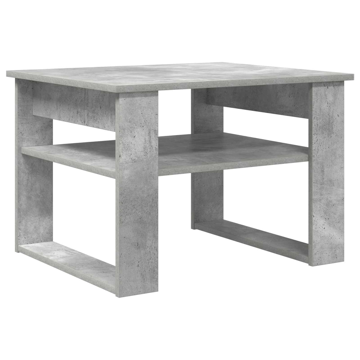 Kavos staliukas Betono pilka 64 x 54 x 44 cm Apdirbta mediena
