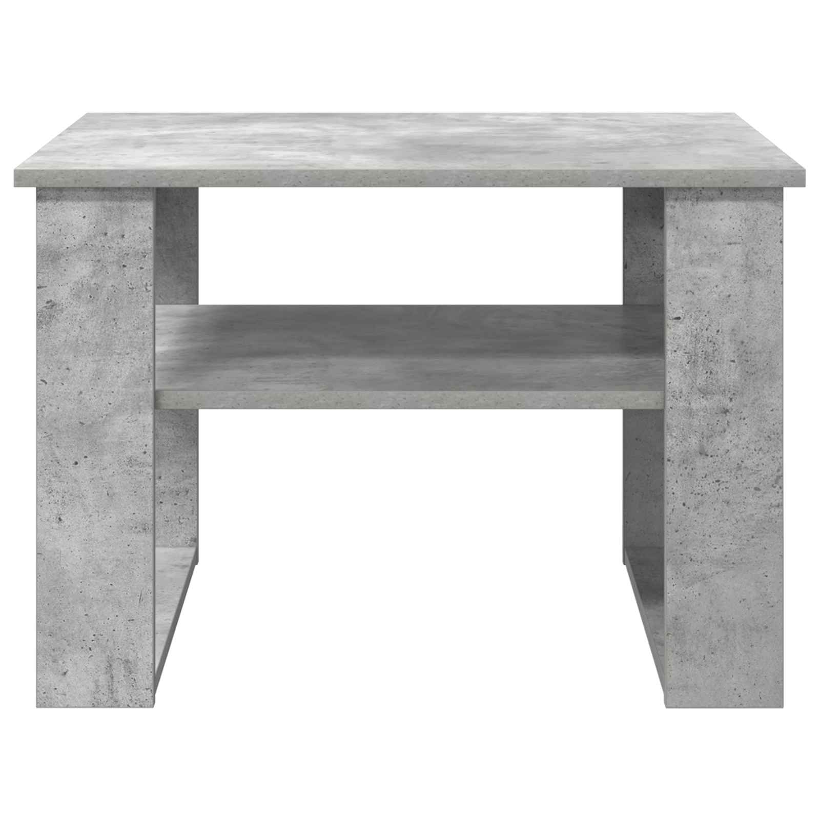 Kavos staliukas Betono pilka 64 x 54 x 44 cm Apdirbta mediena