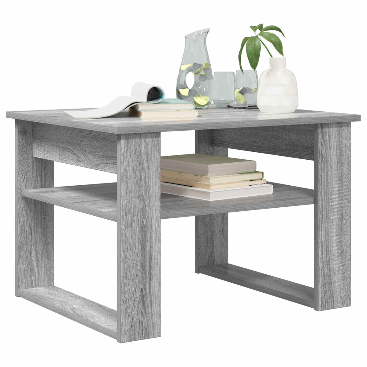 Kavos staliukas Pilkas Sonoma 64 x 54 x 44 cm Apdirbta mediena