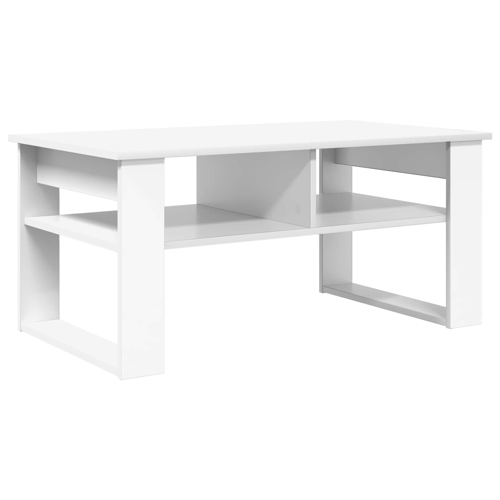 Kavos staliukas Balta 96 x 54 x 44 cm Apdirbta mediena