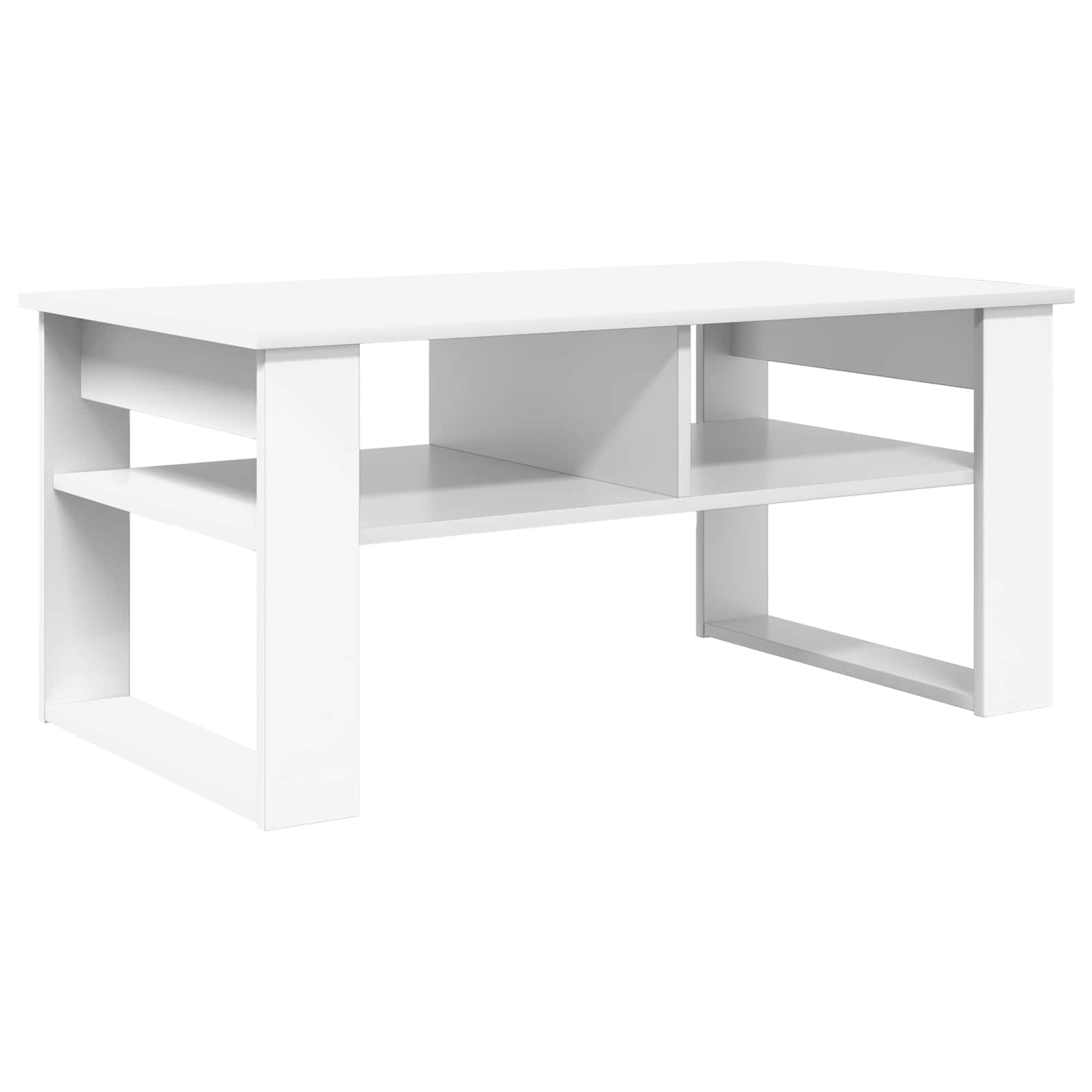 Kavos staliukas Balta 96 x 54 x 44 cm Apdirbta mediena