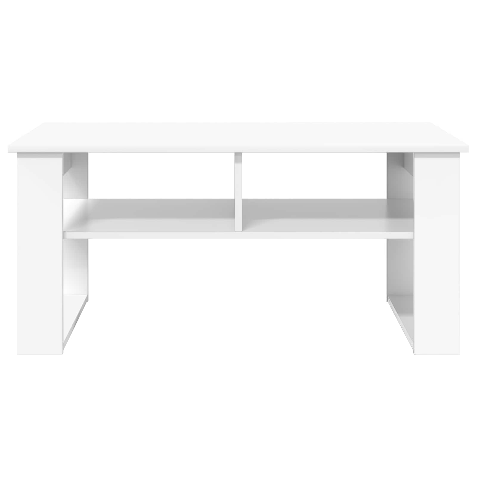 Kavos staliukas Balta 96 x 54 x 44 cm Apdirbta mediena