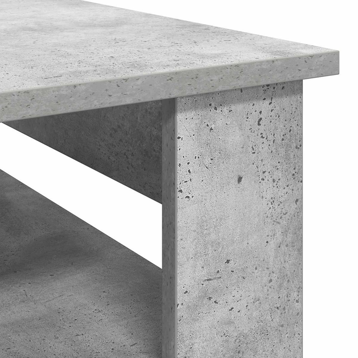 Kavos staliukas Betono pilka 96 x 54 x 44 cm Apdirbta mediena
