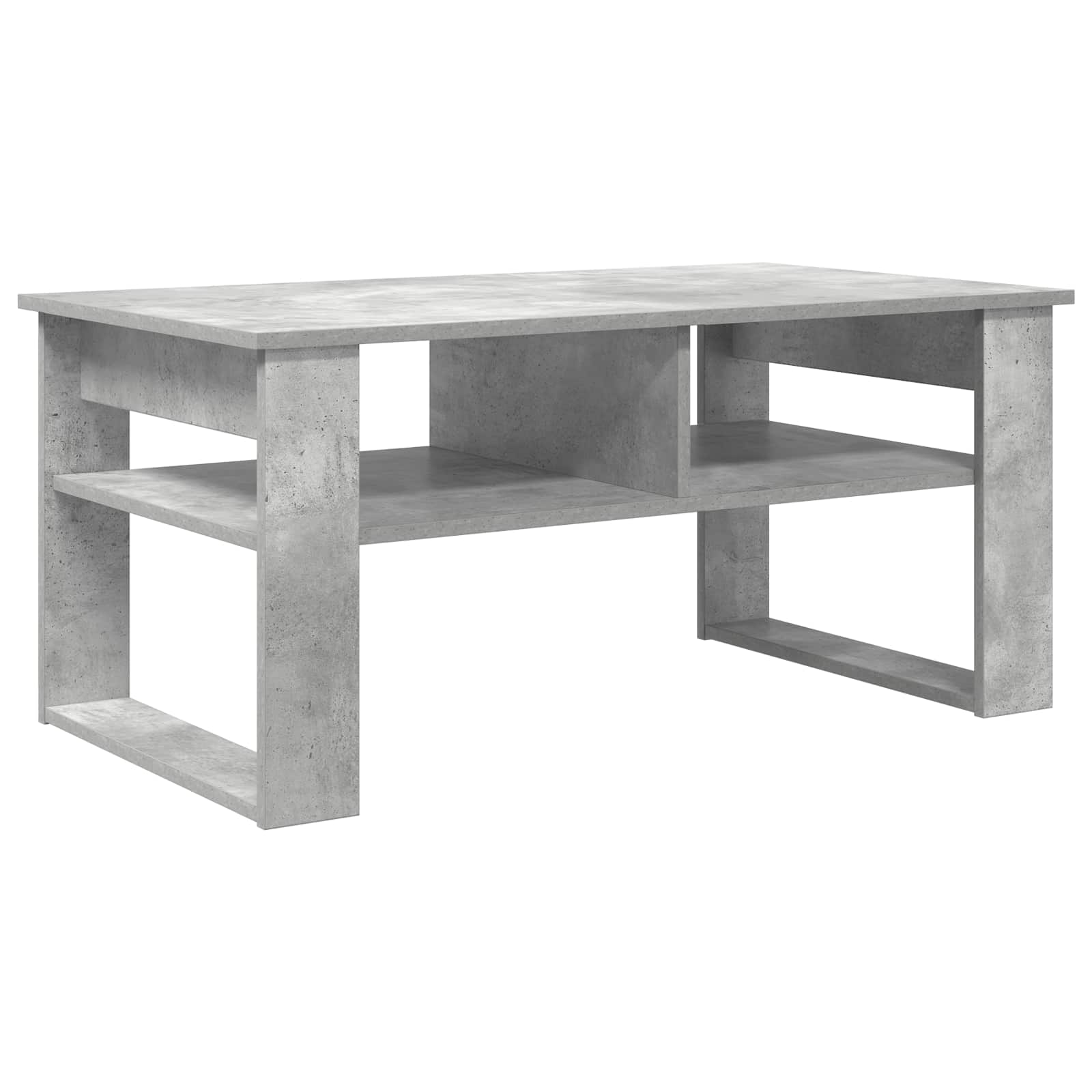 Kavos staliukas Betono pilka 96 x 54 x 44 cm Apdirbta mediena