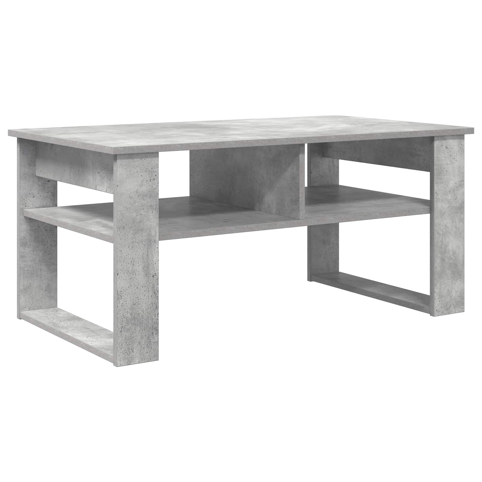 Kavos staliukas Betono pilka 96 x 54 x 44 cm Apdirbta mediena