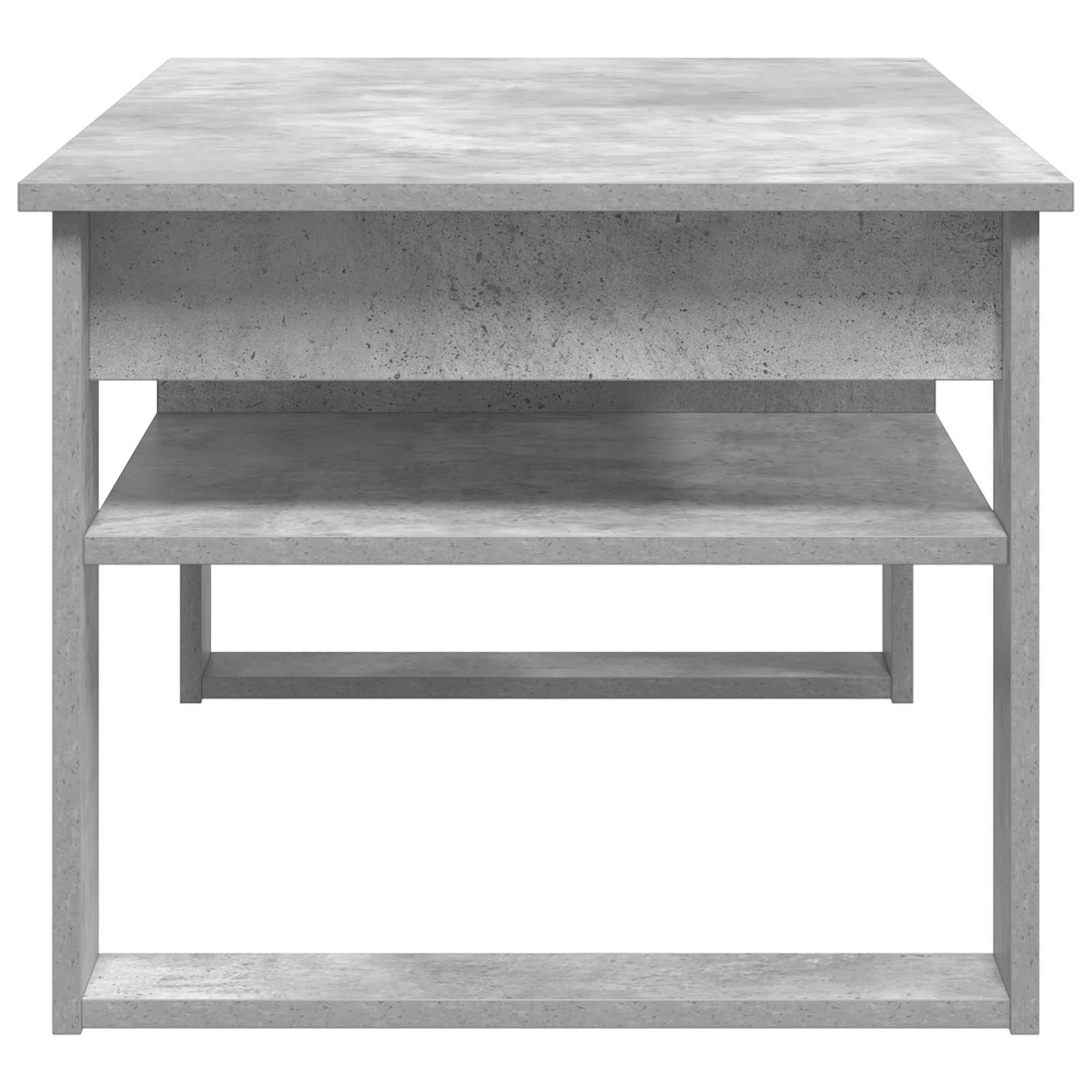 Kavos staliukas Betono pilka 96 x 54 x 44 cm Apdirbta mediena