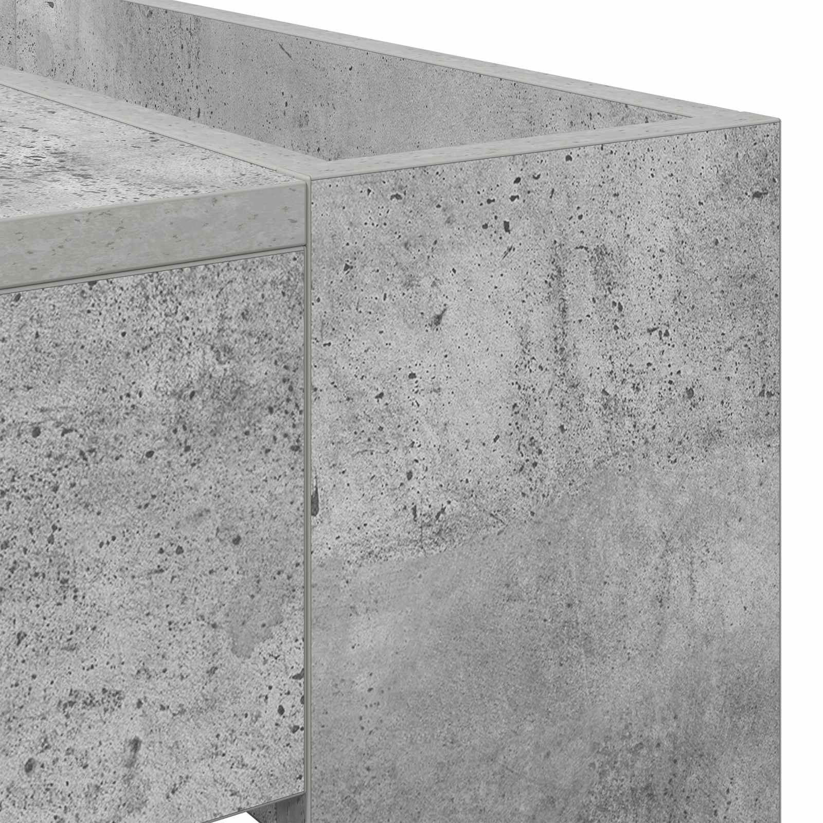 Kafijas galdiņš Betona pelēks 110 x 50 x 41 cm Inženierijas koks