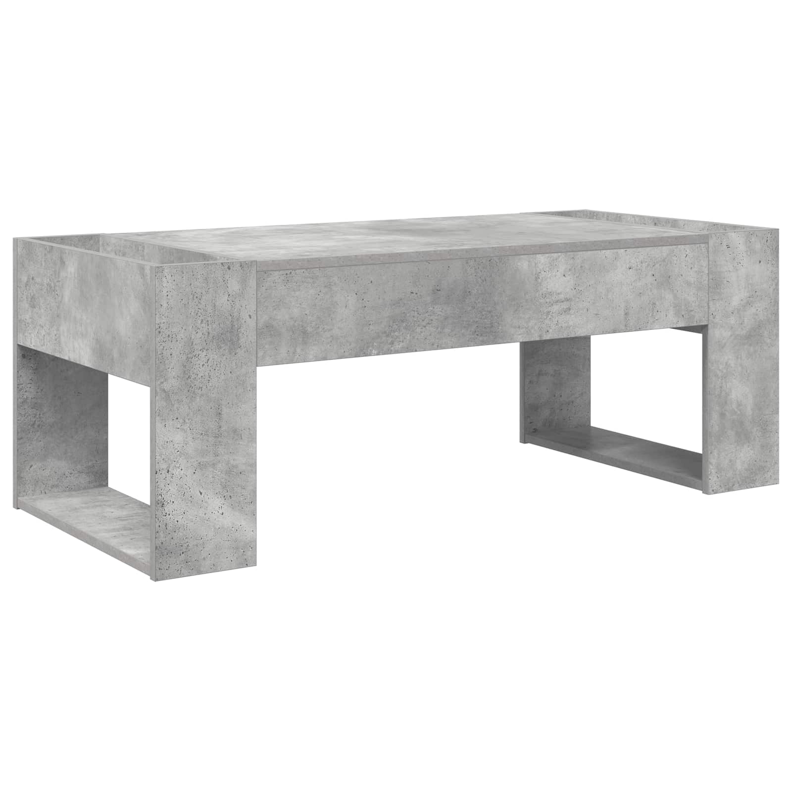Kafijas galdiņš Betona pelēks 110 x 50 x 41 cm Inženierijas koks