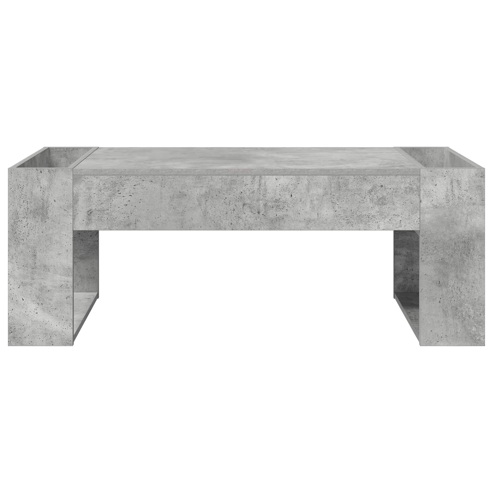 Kafijas galdiņš Betona pelēks 110 x 50 x 41 cm Inženierijas koks