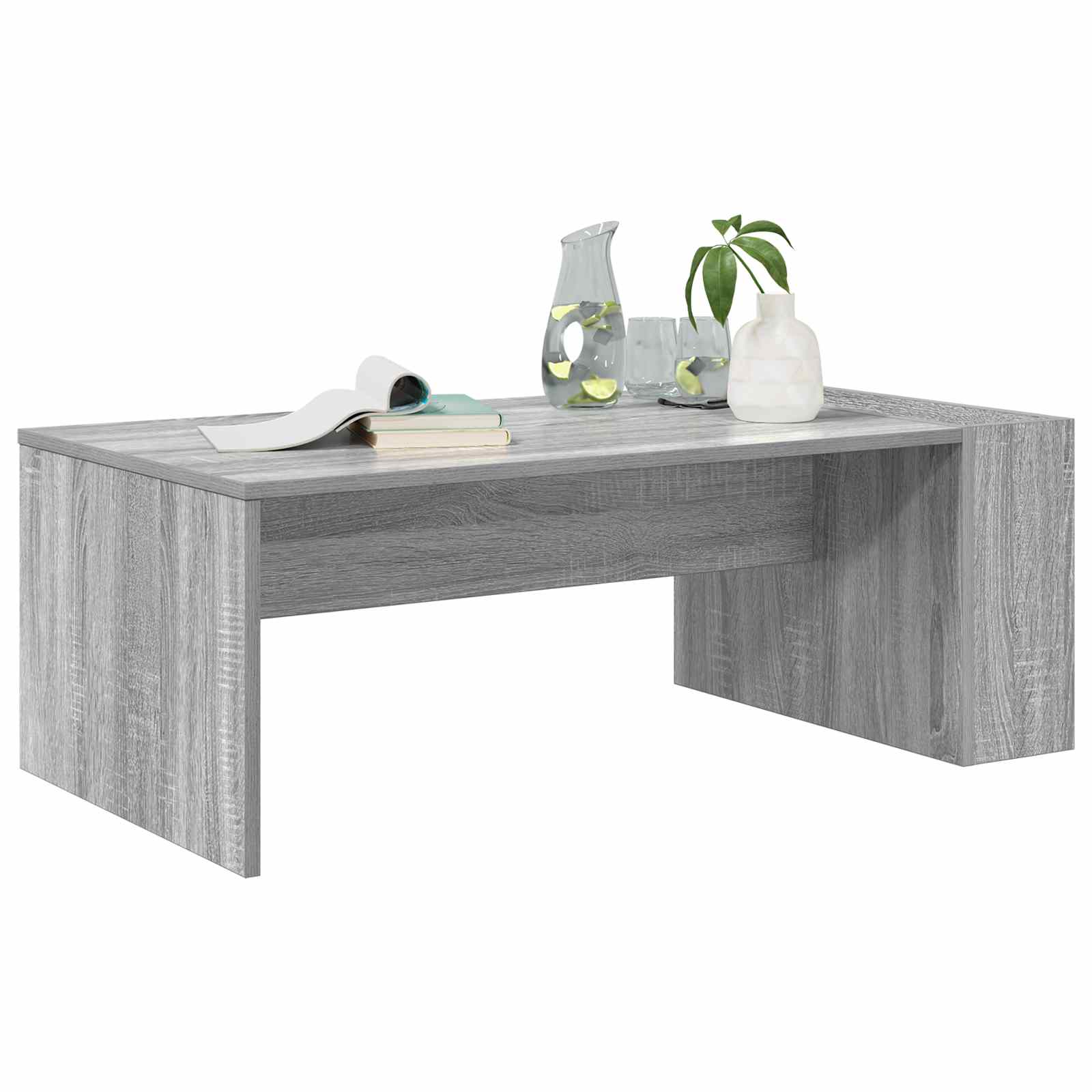 Kavos staliukas Pilkas Sonoma 95 x 50 x 34 cm Apdirbta mediena