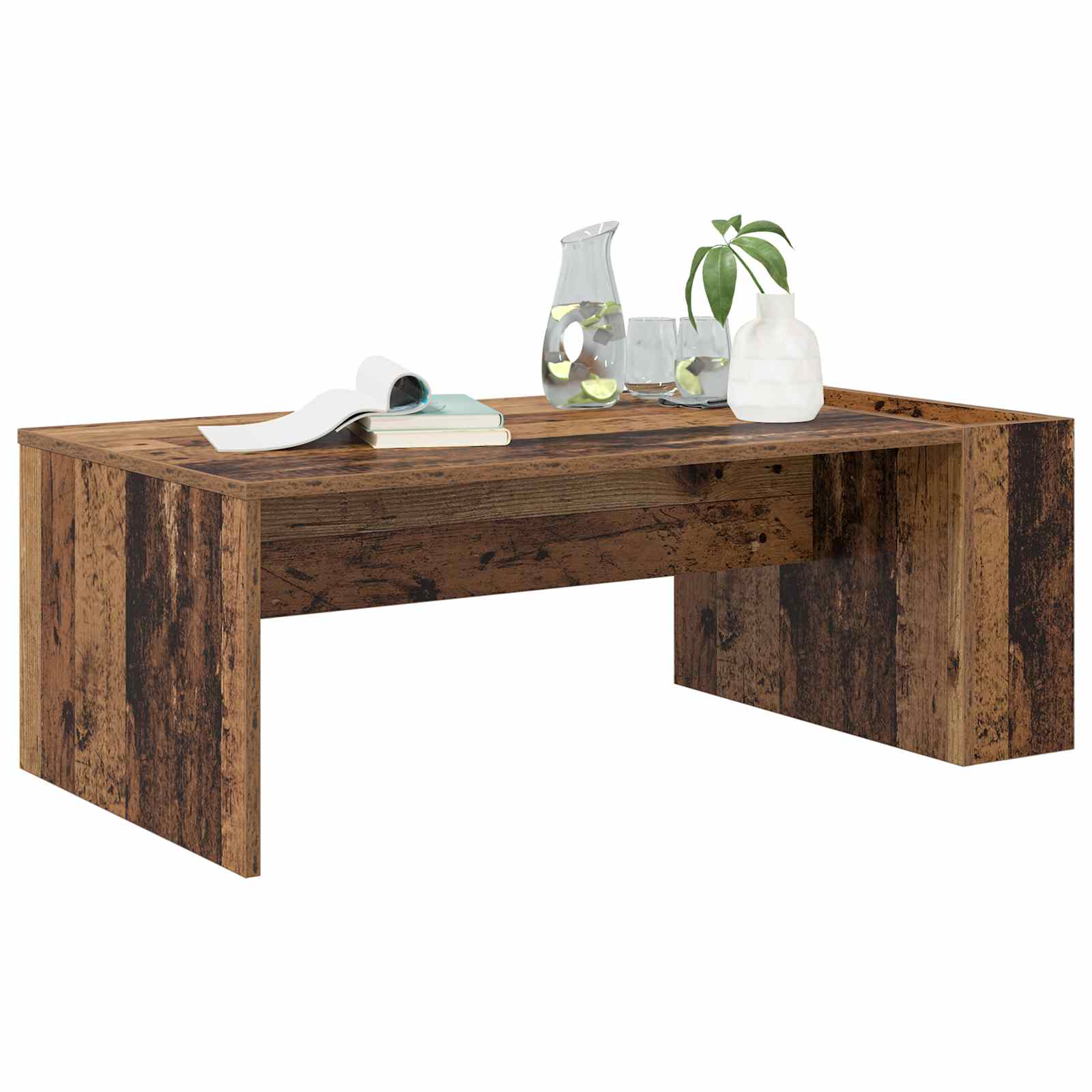 Coffee table Old wood 95 x 50 x 34 cm Engineered wood