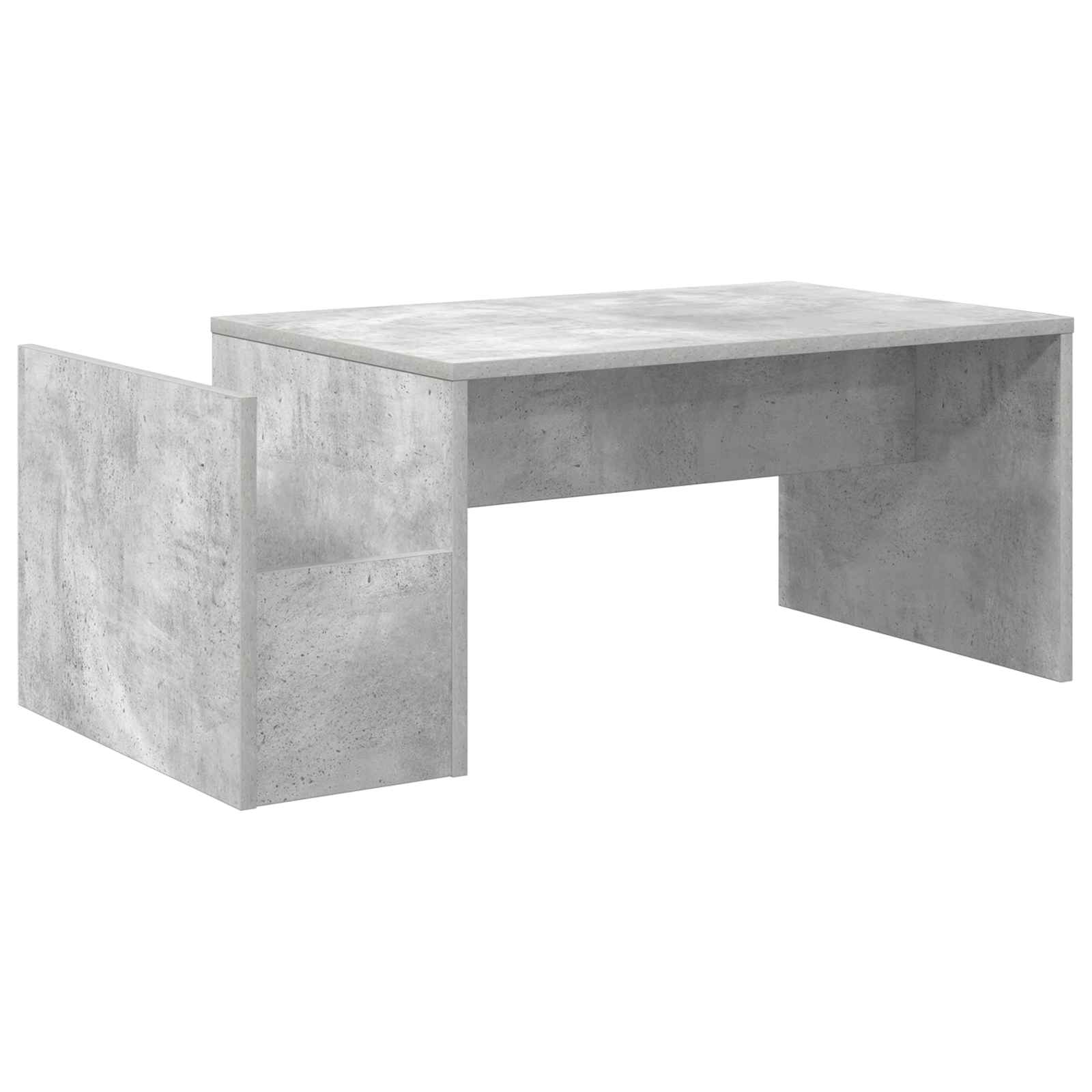 Kafijas galdiņš Betona pelēks 90 x 45 x 35 cm Inženierijas koksne