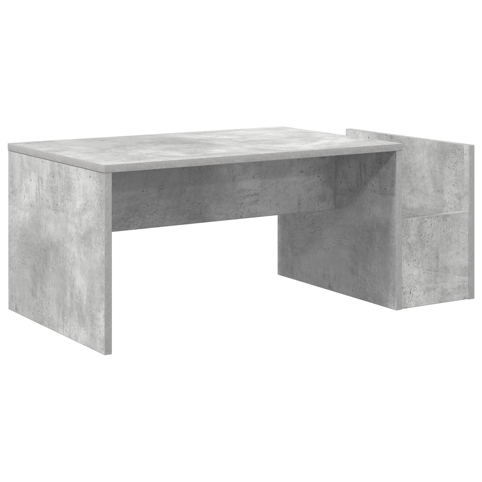 Kafijas galdiņš Betona pelēks 90 x 45 x 35 cm Inženierijas koksne