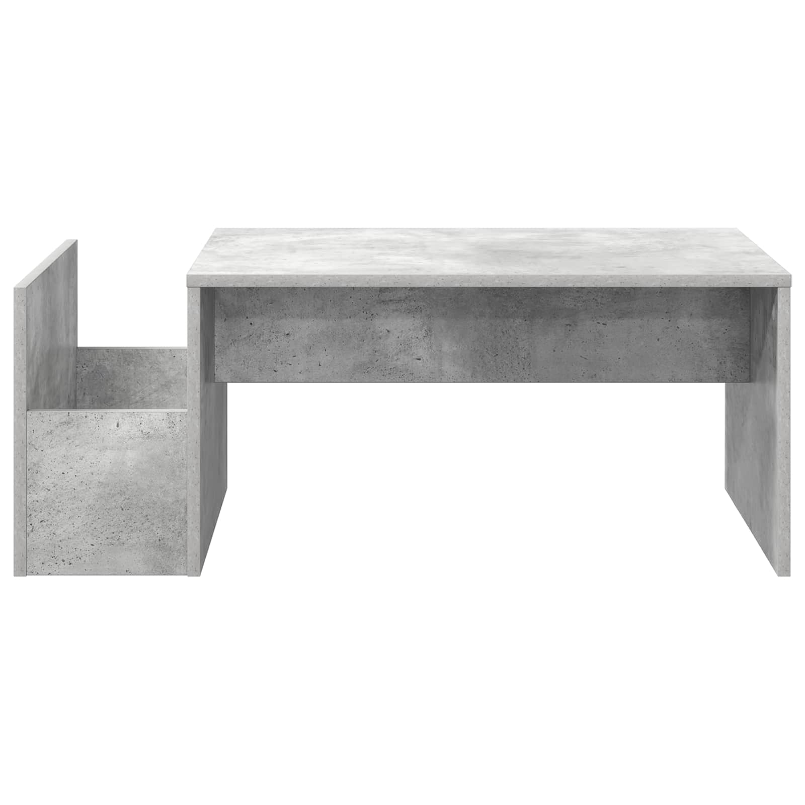 Kafijas galdiņš Betona pelēks 90 x 45 x 35 cm Inženierijas koksne