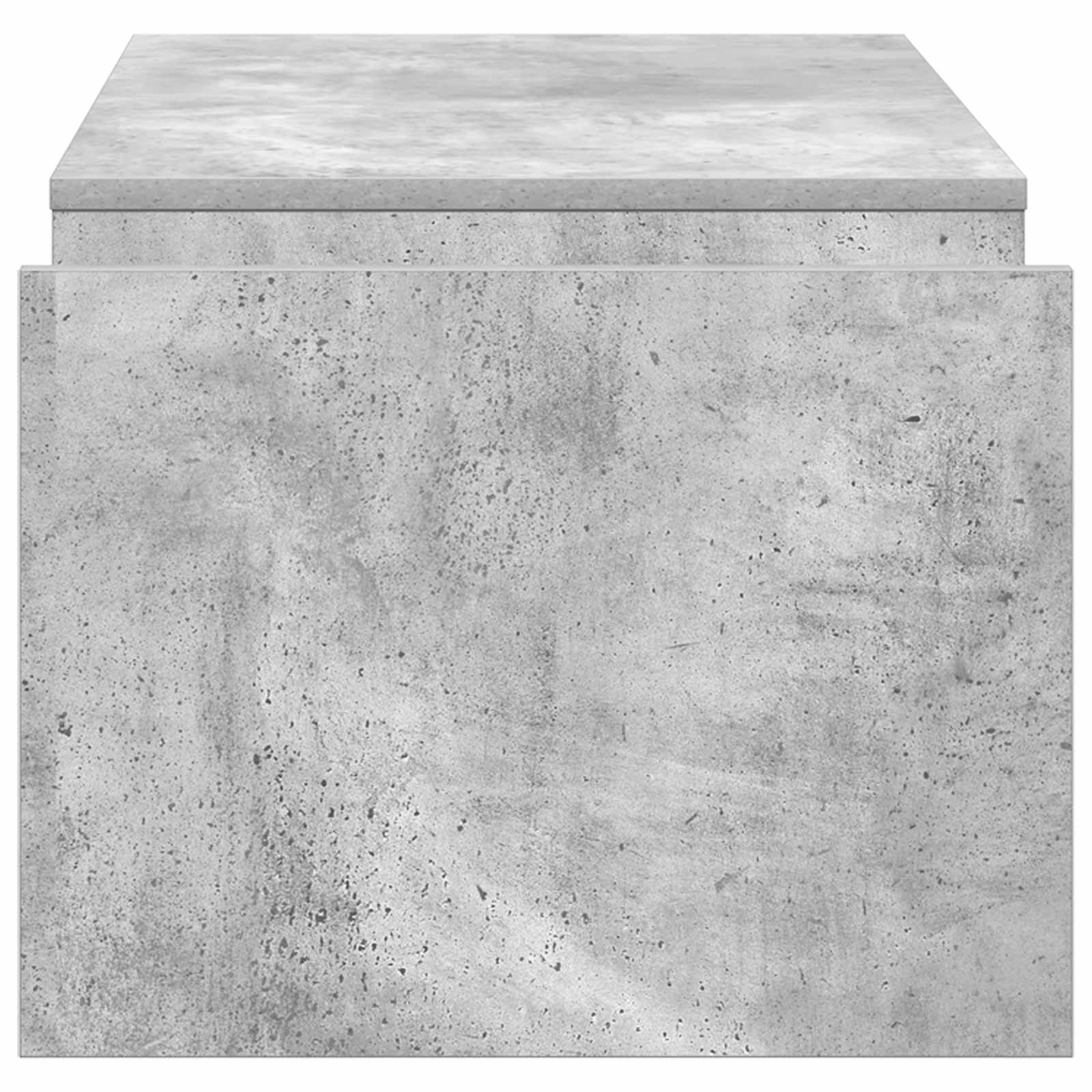 Kafijas galdiņš Betona pelēks 90 x 45 x 35 cm Inženierijas koksne
