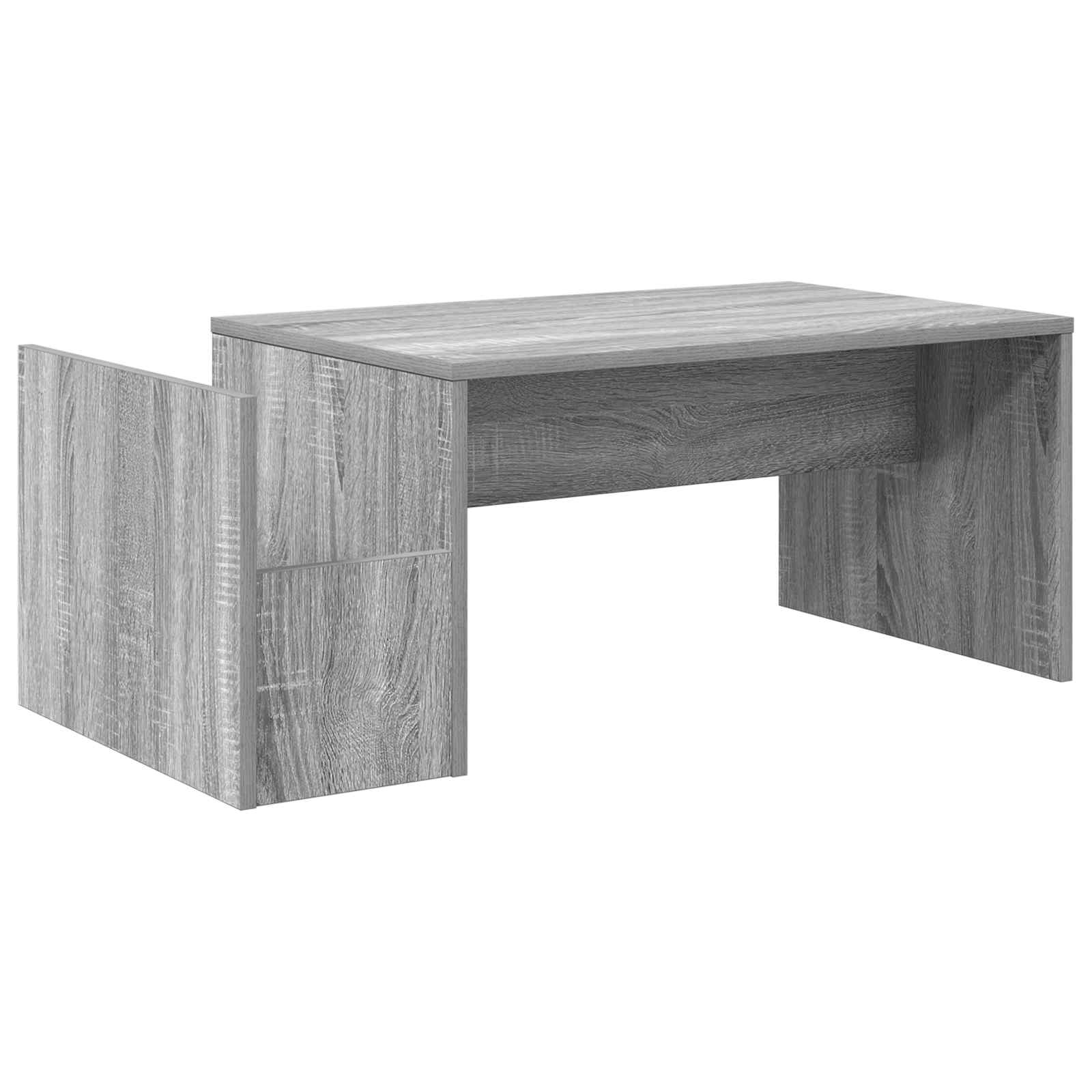 Kafijas galdiņš pelēks Sonoma 90 x 45 x 35 cm Inženierijas koks