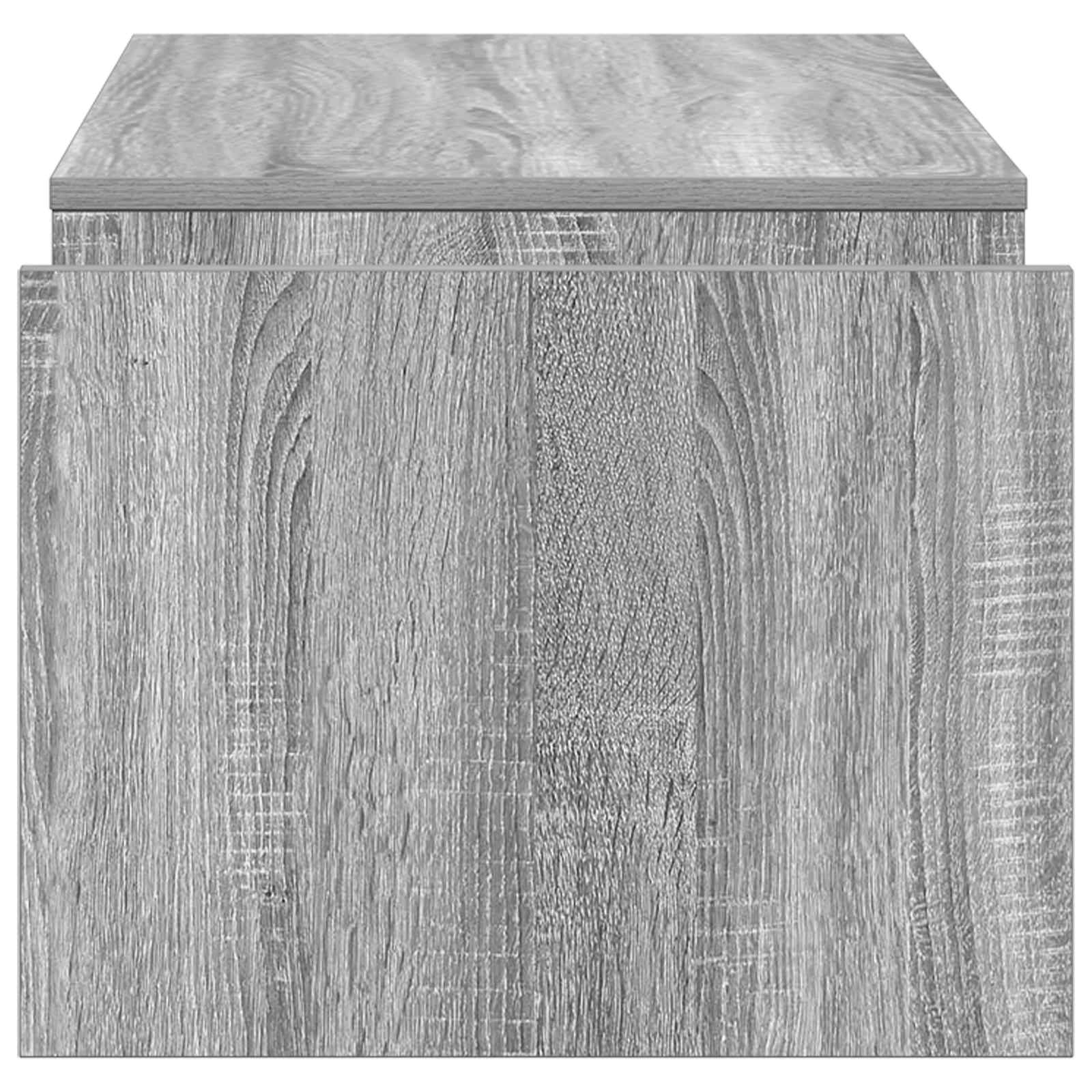 Kafijas galdiņš pelēks Sonoma 90 x 45 x 35 cm Inženierijas koks
