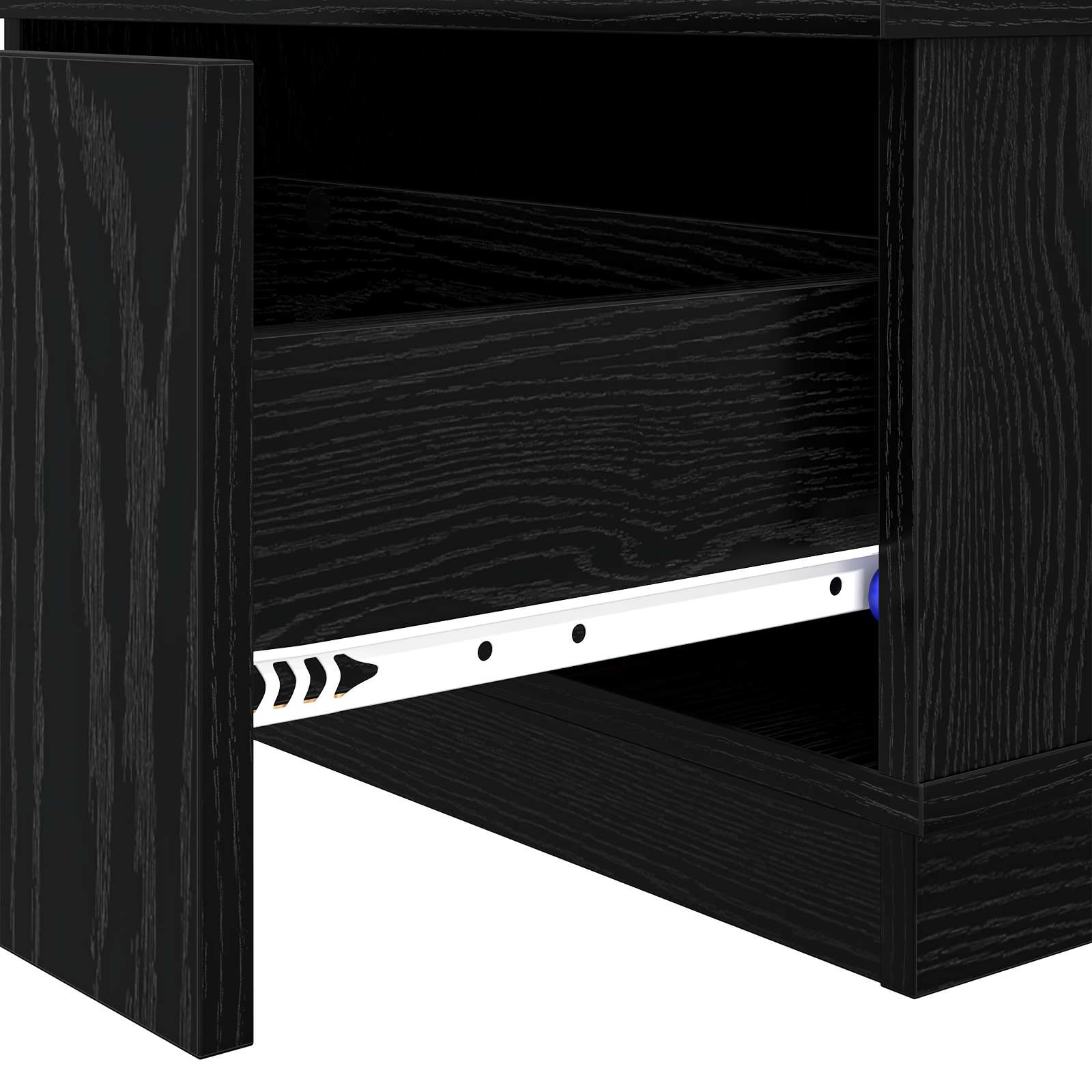 Coffee Table Black oak 95 x 55 x 31 cm Engineered wood