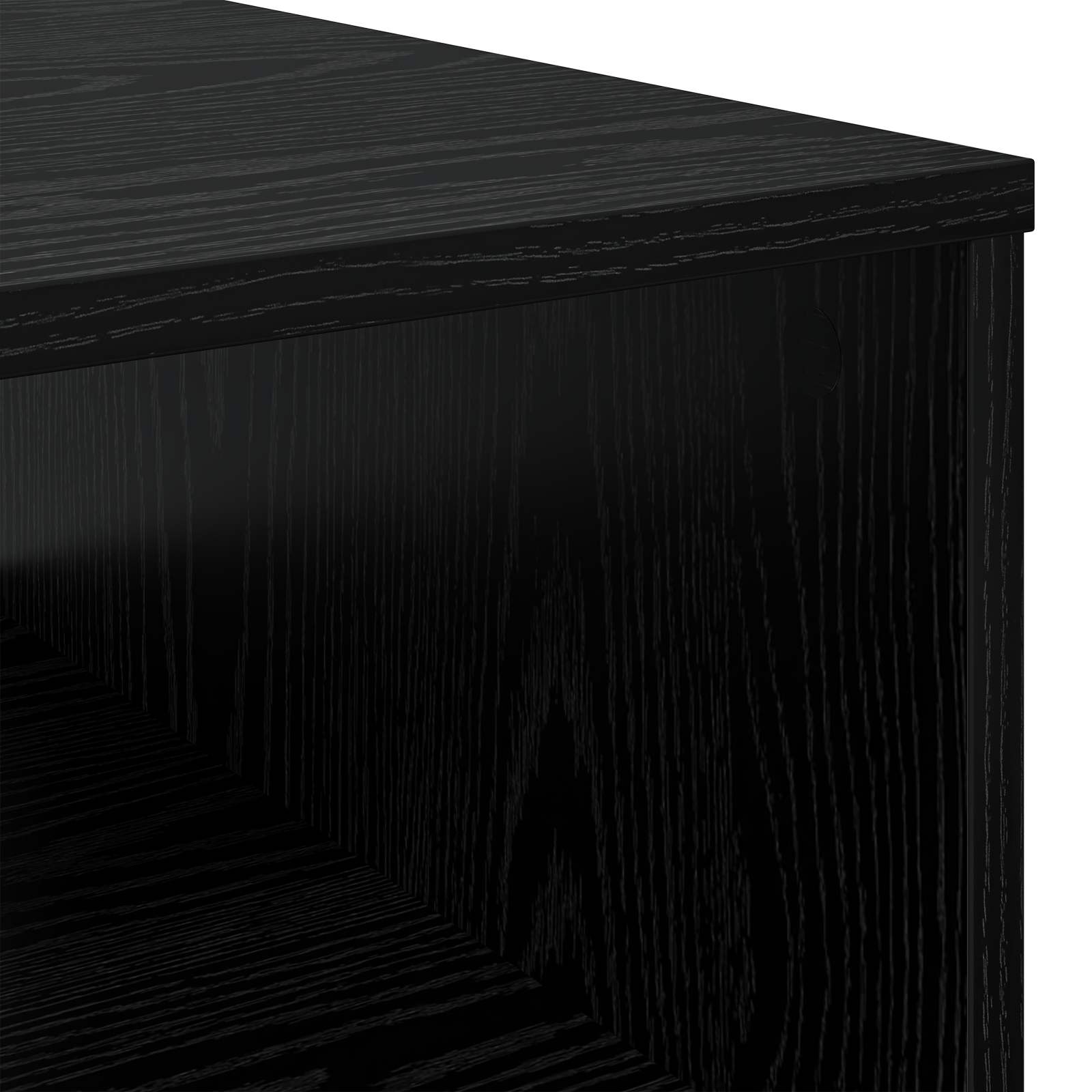 Coffee Table Black oak 95 x 55 x 31 cm Engineered wood