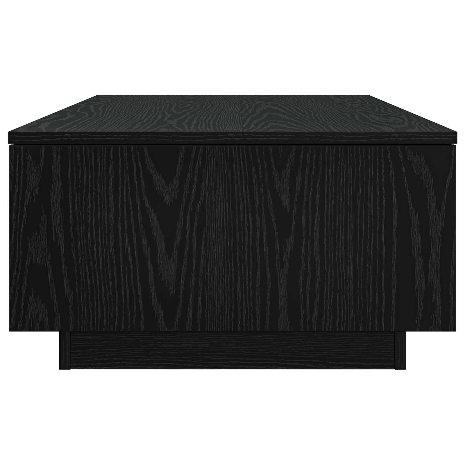 Coffee Table Black oak 95 x 55 x 31 cm Engineered wood