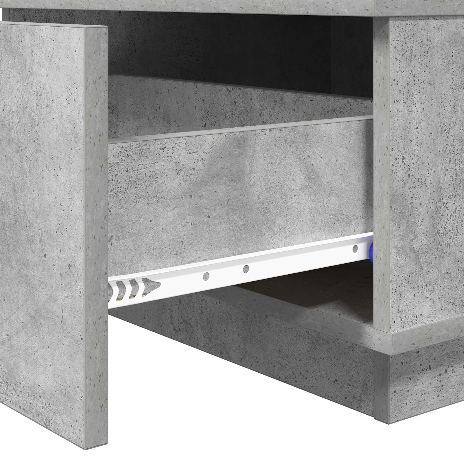 Kavos staliukas Betono pilka 95 x 55 x 31 cm Apdirbta mediena