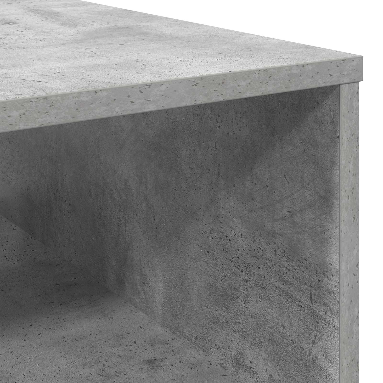 Kavos staliukas Betono pilka 95 x 55 x 31 cm Apdirbta mediena