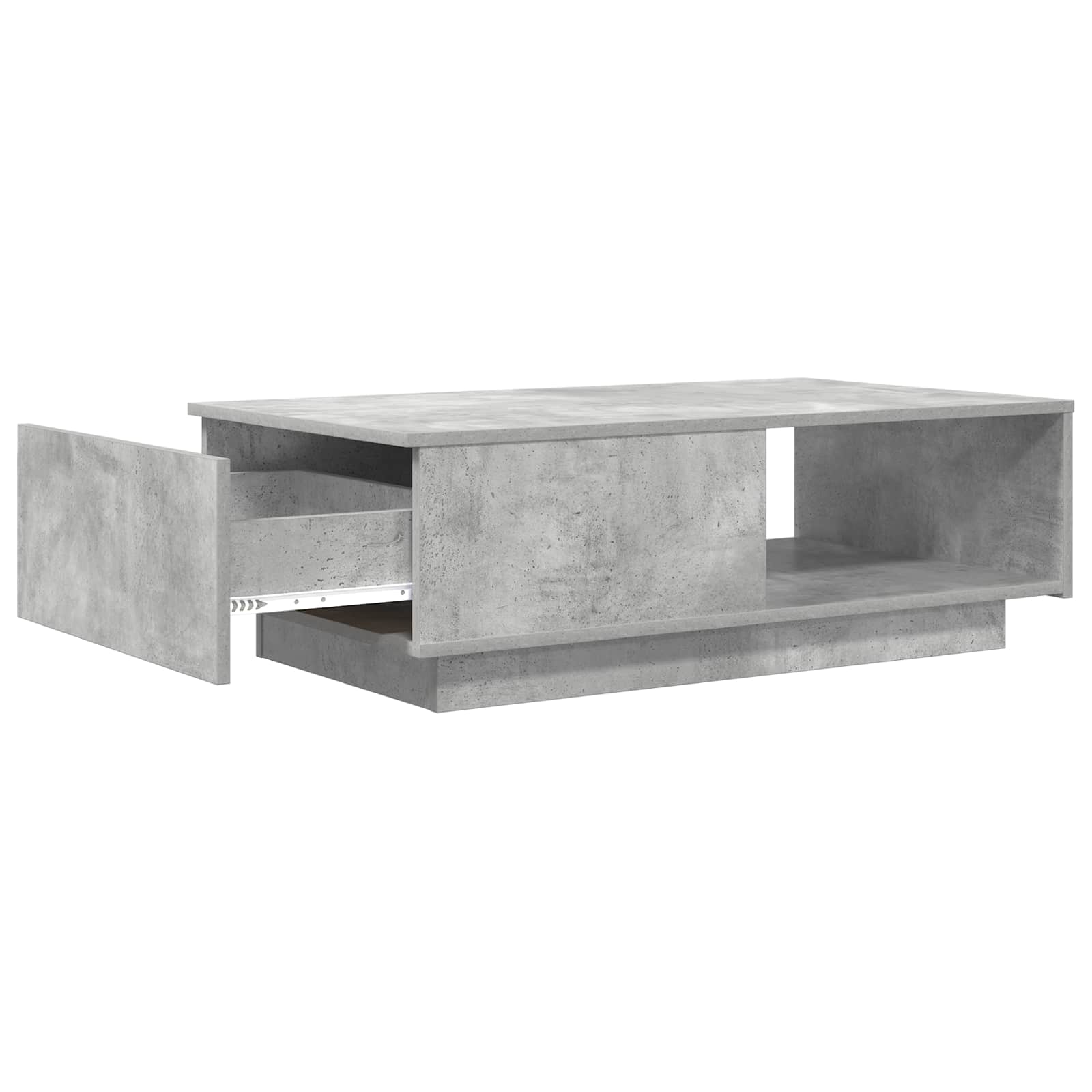 Kavos staliukas Betono pilka 95 x 55 x 31 cm Apdirbta mediena