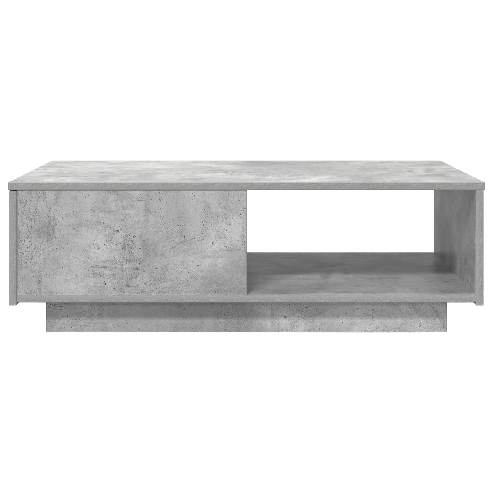 Kavos staliukas Betono pilka 95 x 55 x 31 cm Apdirbta mediena