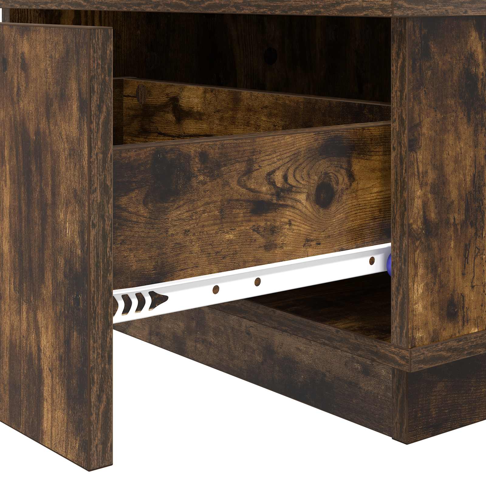 Coffee table Smoked oak 95 x 55 x 31 cm Engineered wood