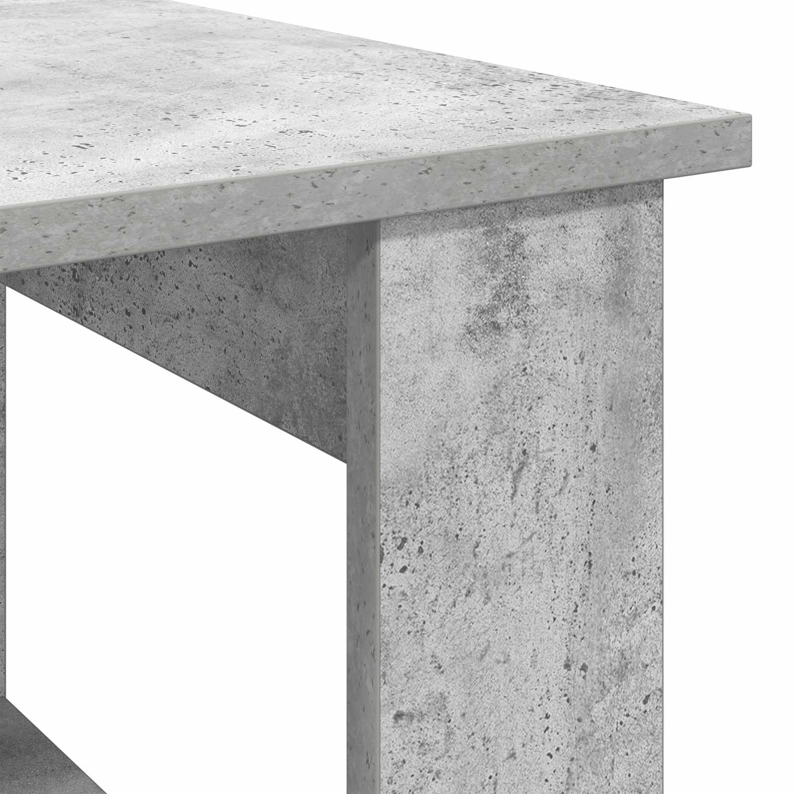 Kavos staliukas Betono pilka 72 x 50 x 50 cm Apdirbta mediena