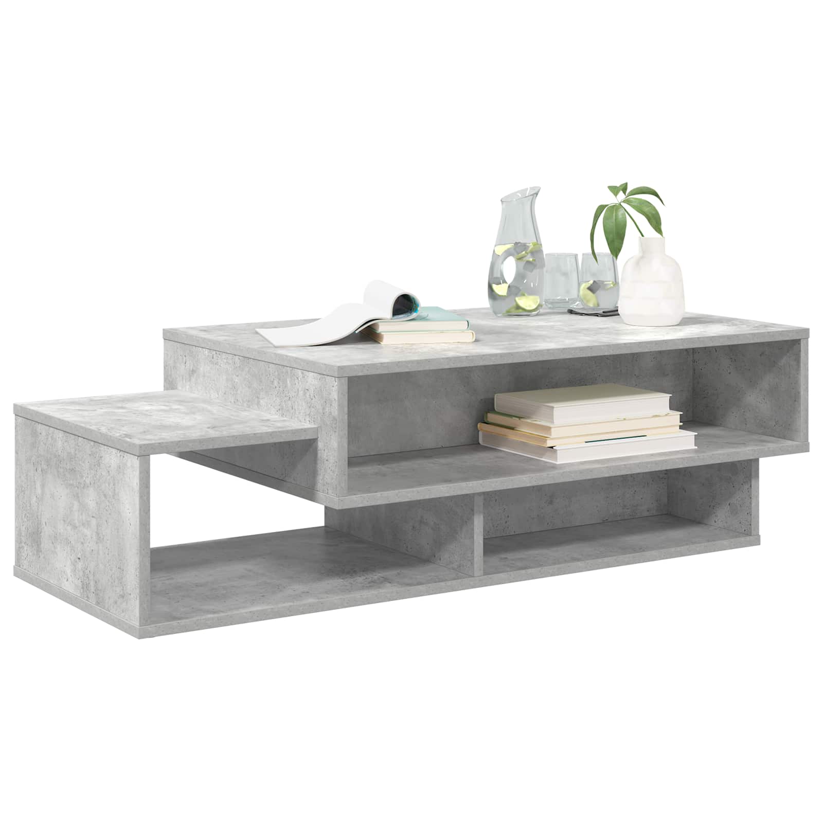 Coffee Table Concrete Grey 105 x 50 x 32.5 cm