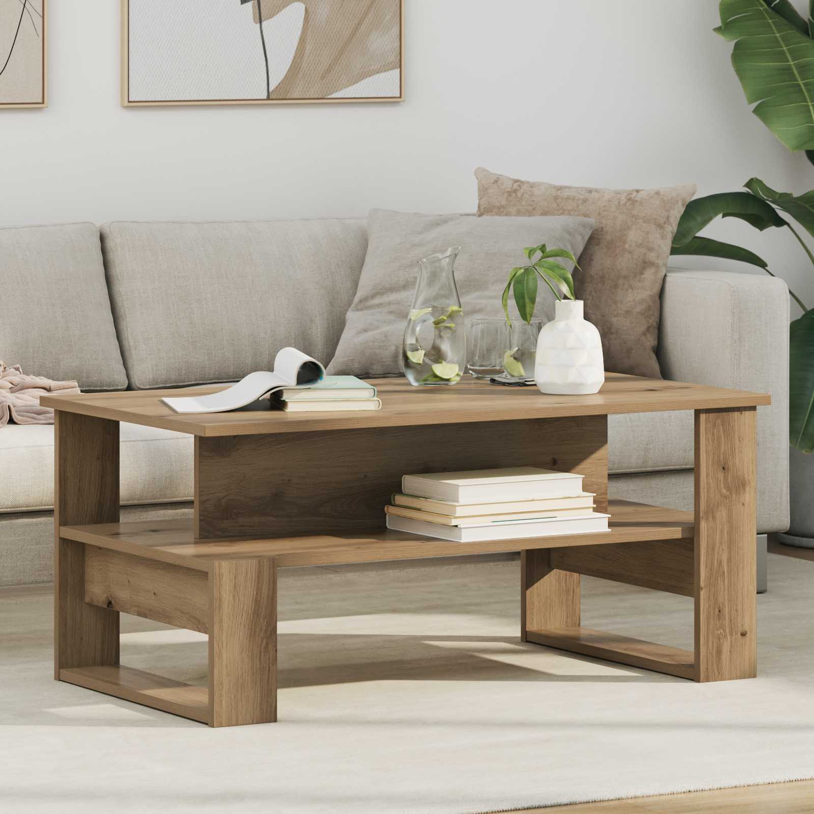 Kavos staliukas Amatininkų ąžuolas 90 x 50 x 40 cm