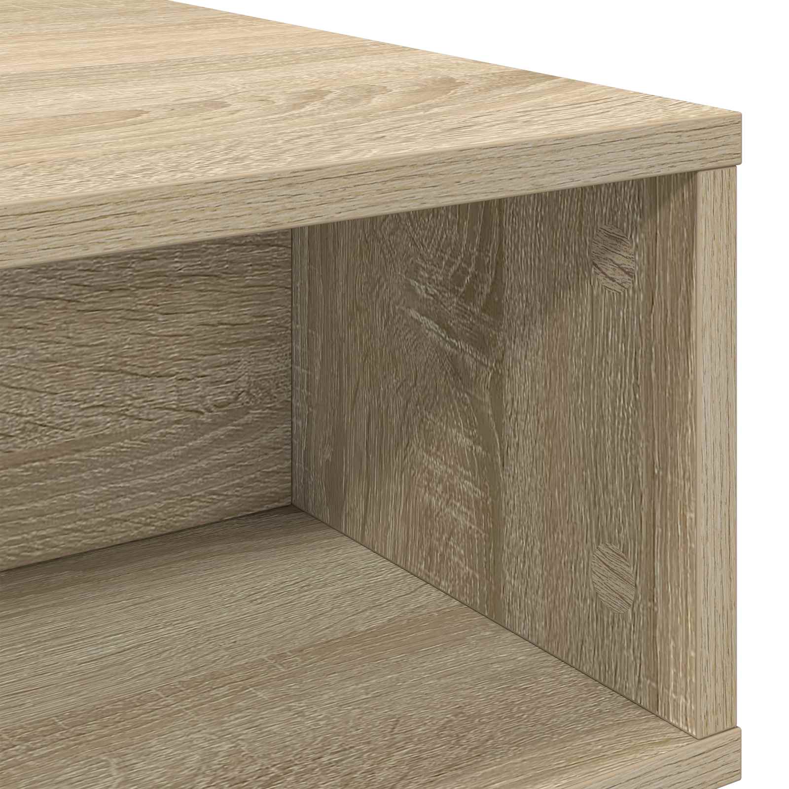 Coffee table Sonoma oak 80 x 46 x 35 cm Engineered wood
